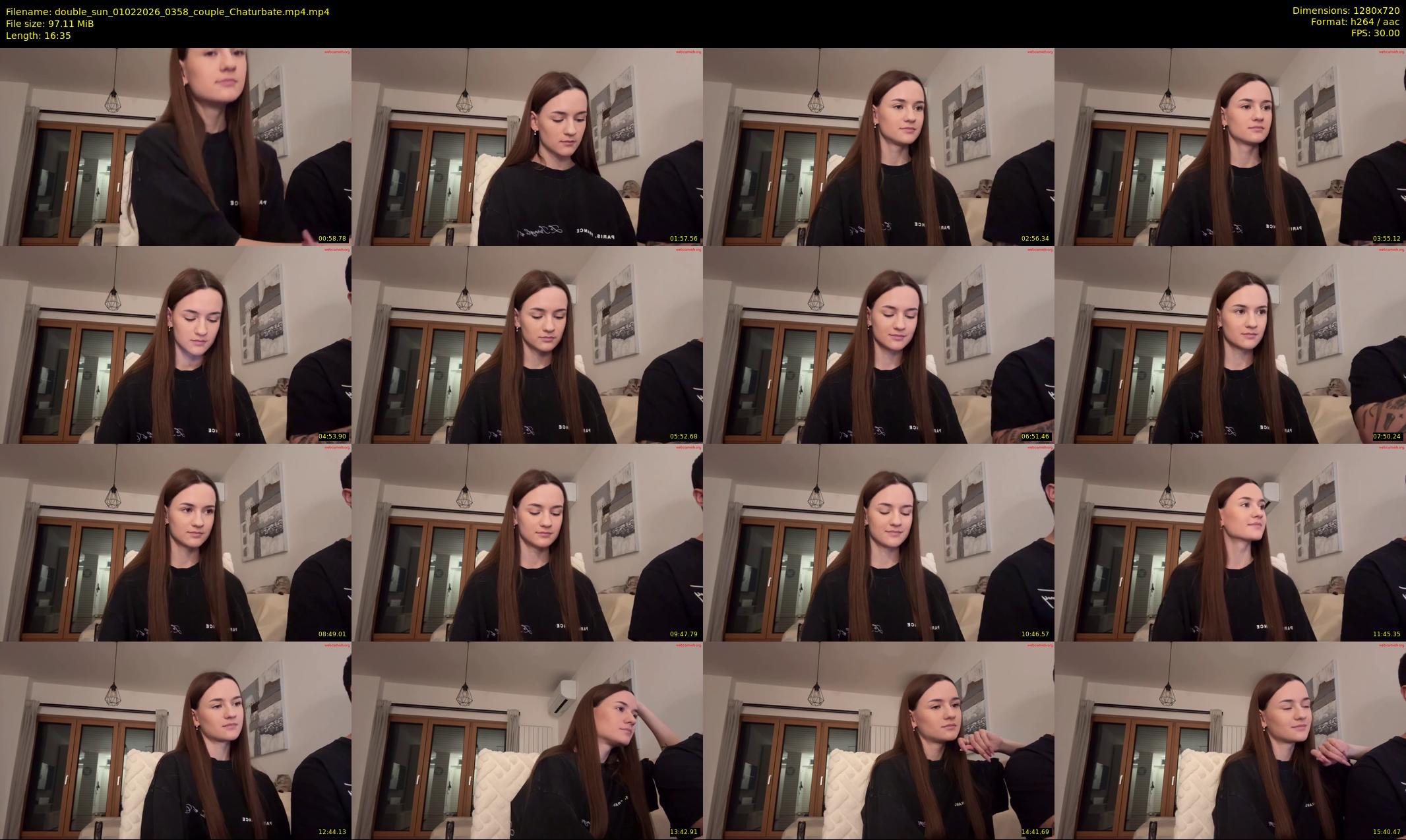 double_sun — 17 minute Chaturbate couple cam show recording, 720p, Feb 1, 2026