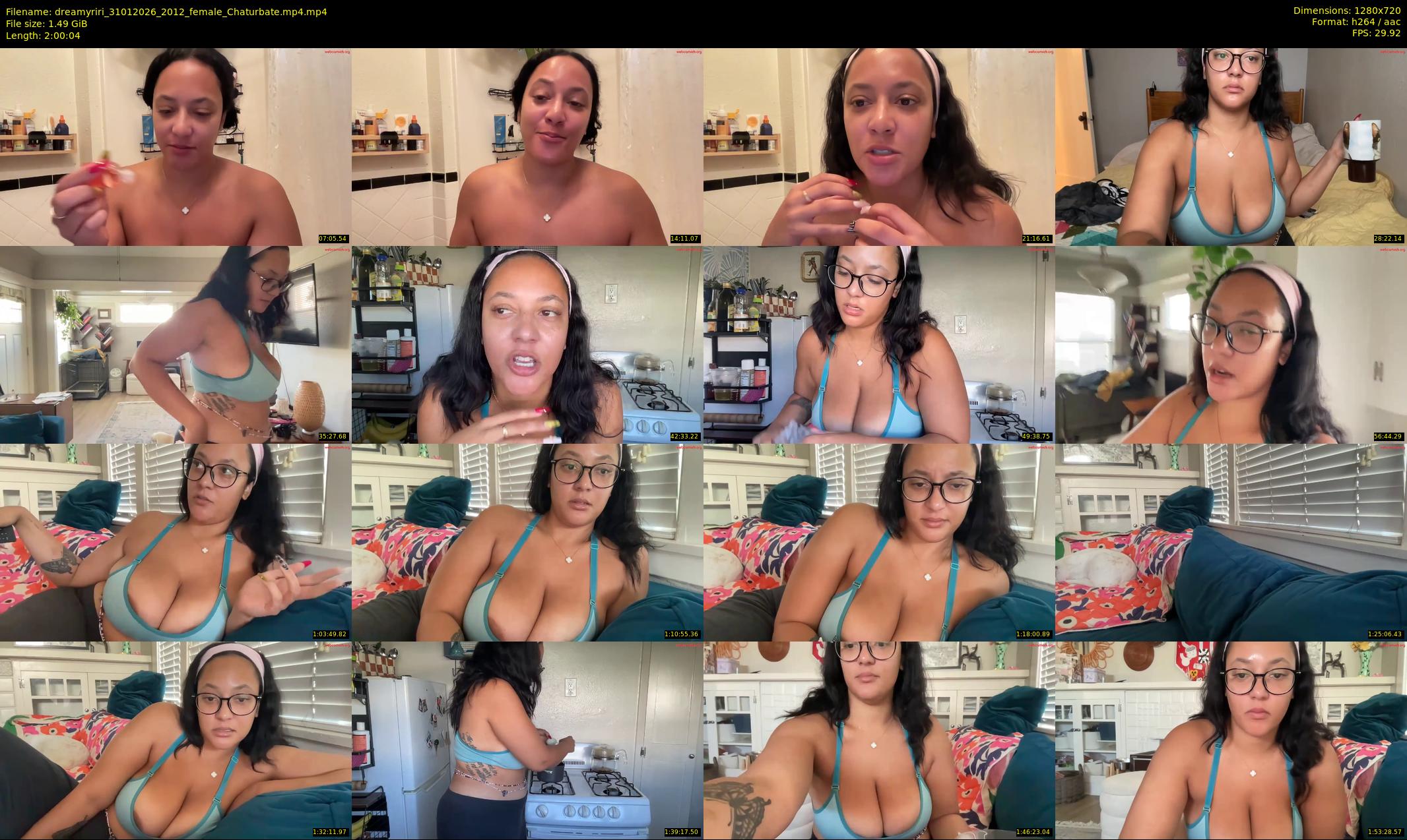 dreamyriri — 121 minute Chaturbate female cam show recording, 720p, Jan 31, 2026