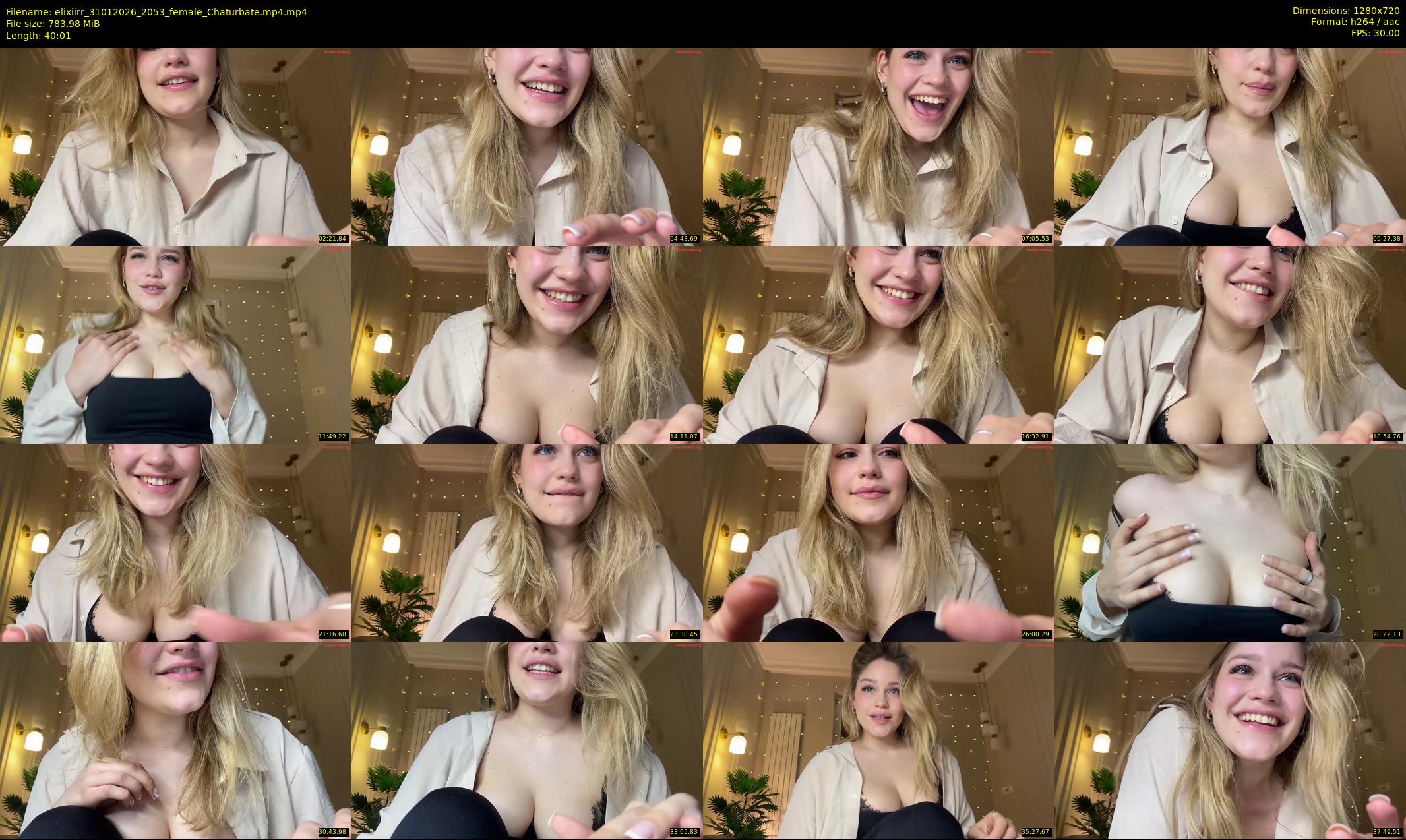 elixiirr — 41 minute Chaturbate female cam show recording, 720p, Jan 31, 2026