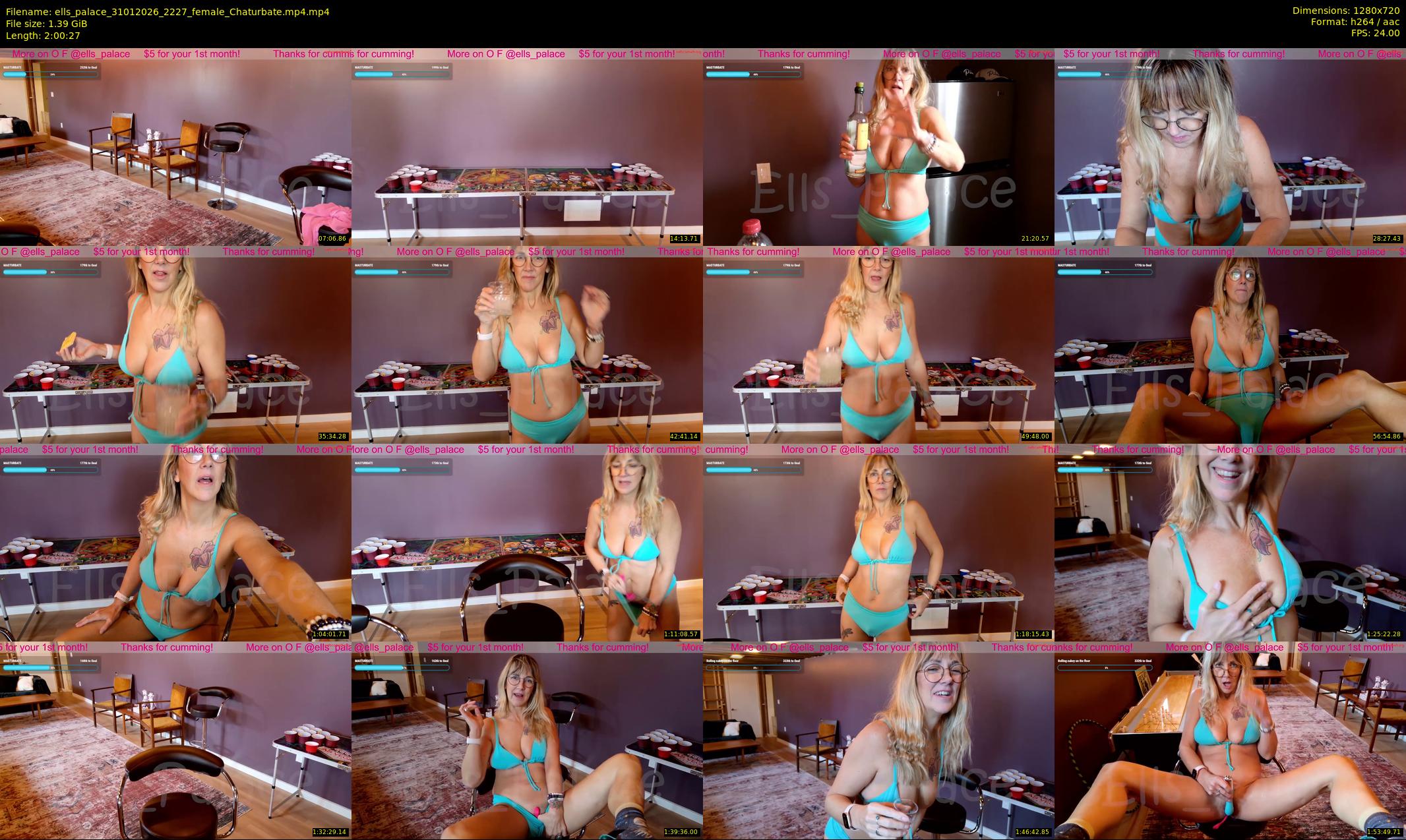 ells_palace — 121 minute Chaturbate female cam show recording, 720p, Jan 31, 2026