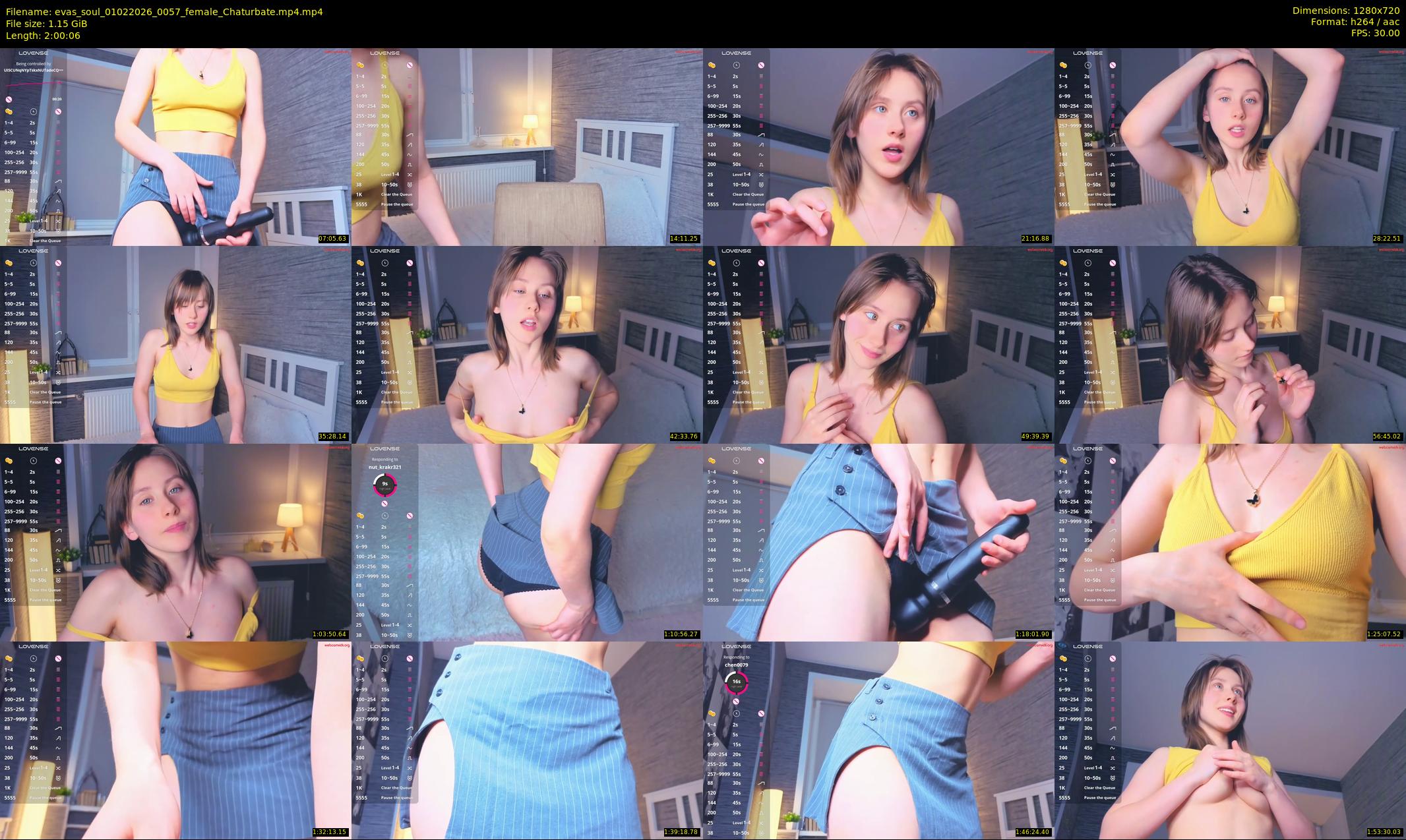 evas_soul — 121 minute Chaturbate female cam show recording, 720p, Feb 1, 2026