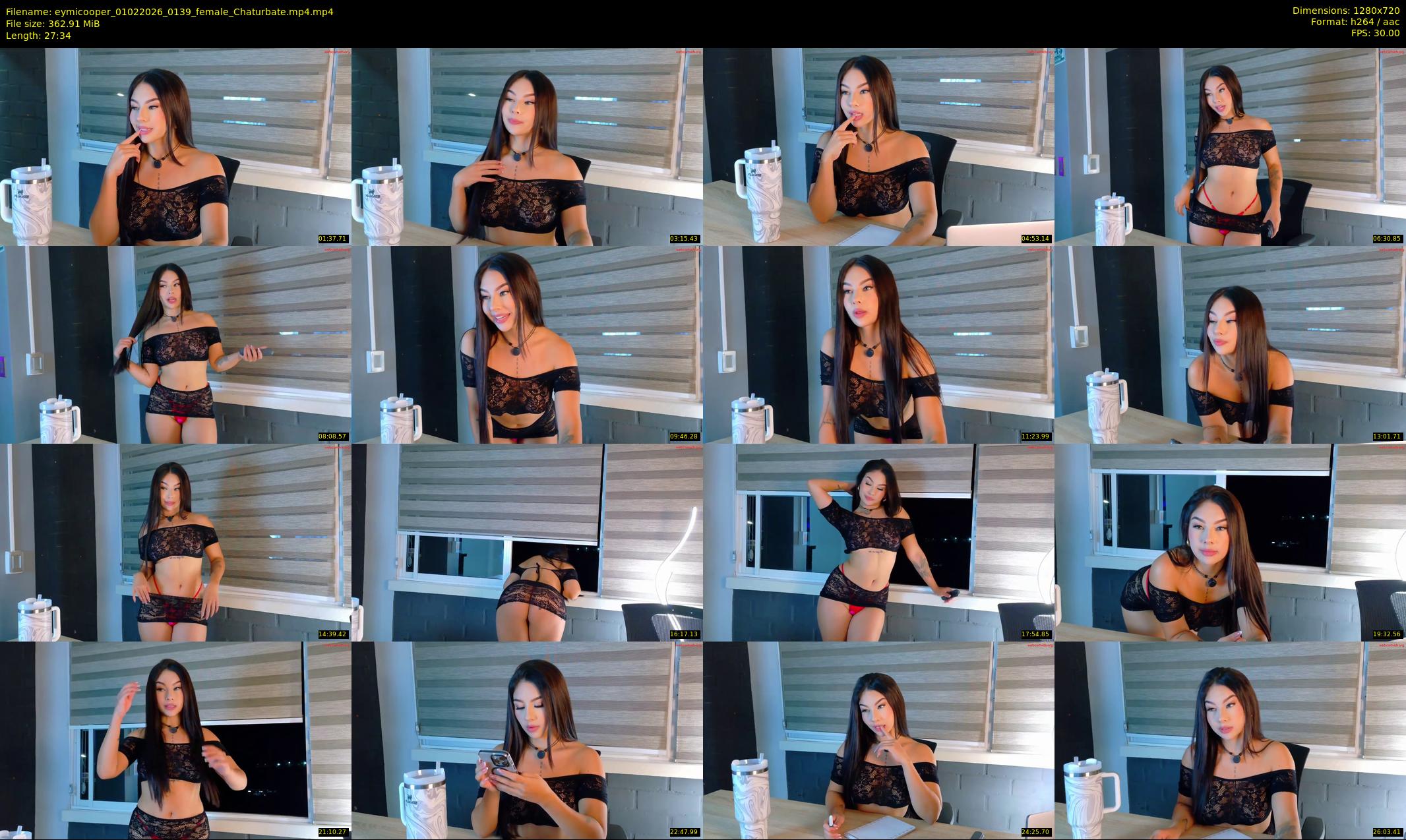 eymicooper — 28 minute Chaturbate female cam show recording, 720p, Feb 1, 2026