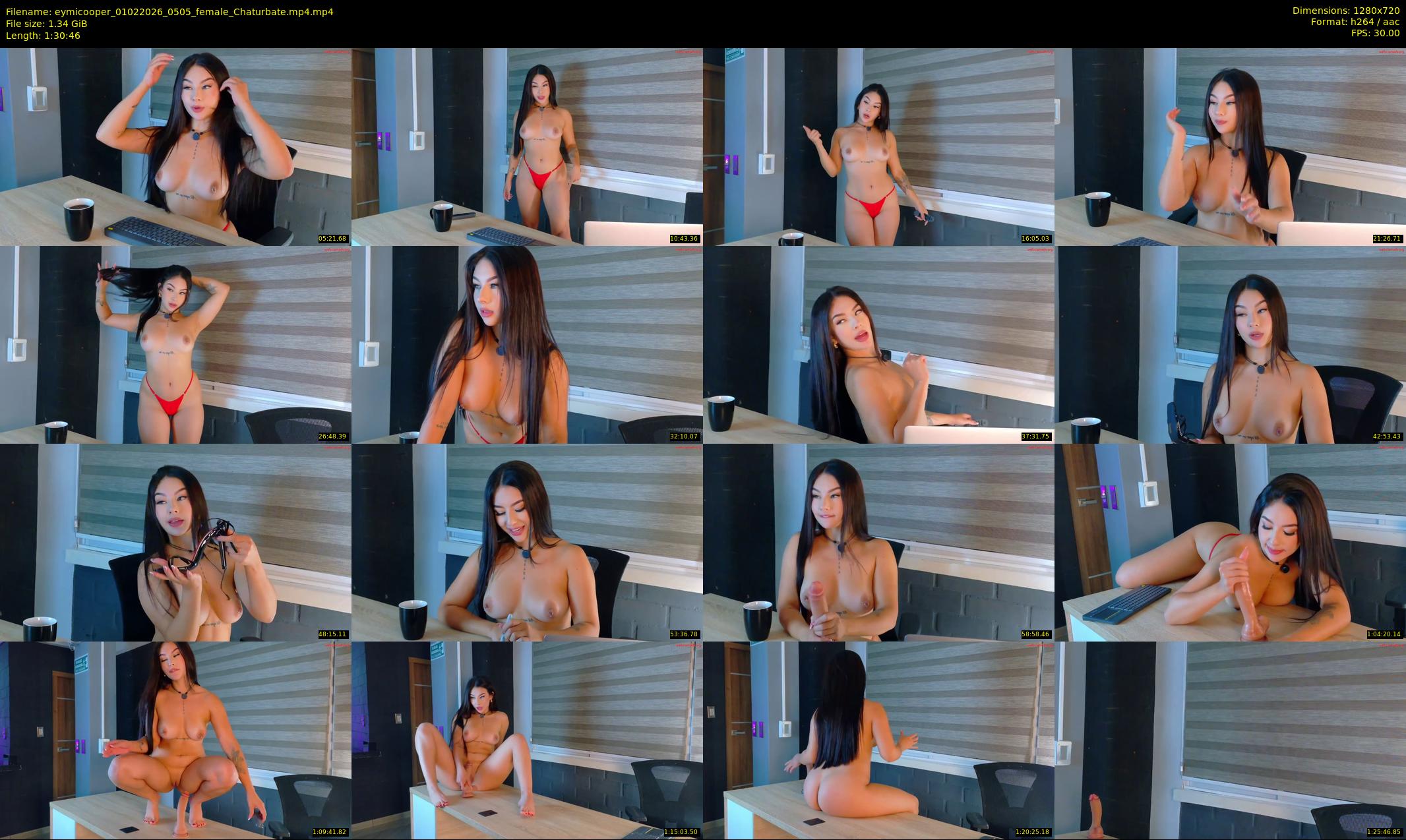 eymicooper — 91 minute Chaturbate female cam show recording, 720p, Feb 1, 2026