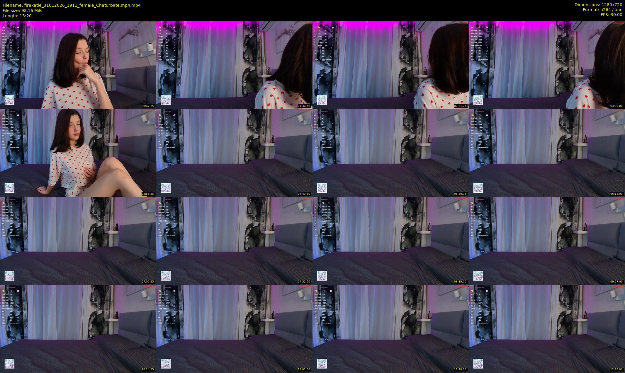 firekatie — 14 minute Chaturbate female cam show recording, 720p, Jan 31, 2026