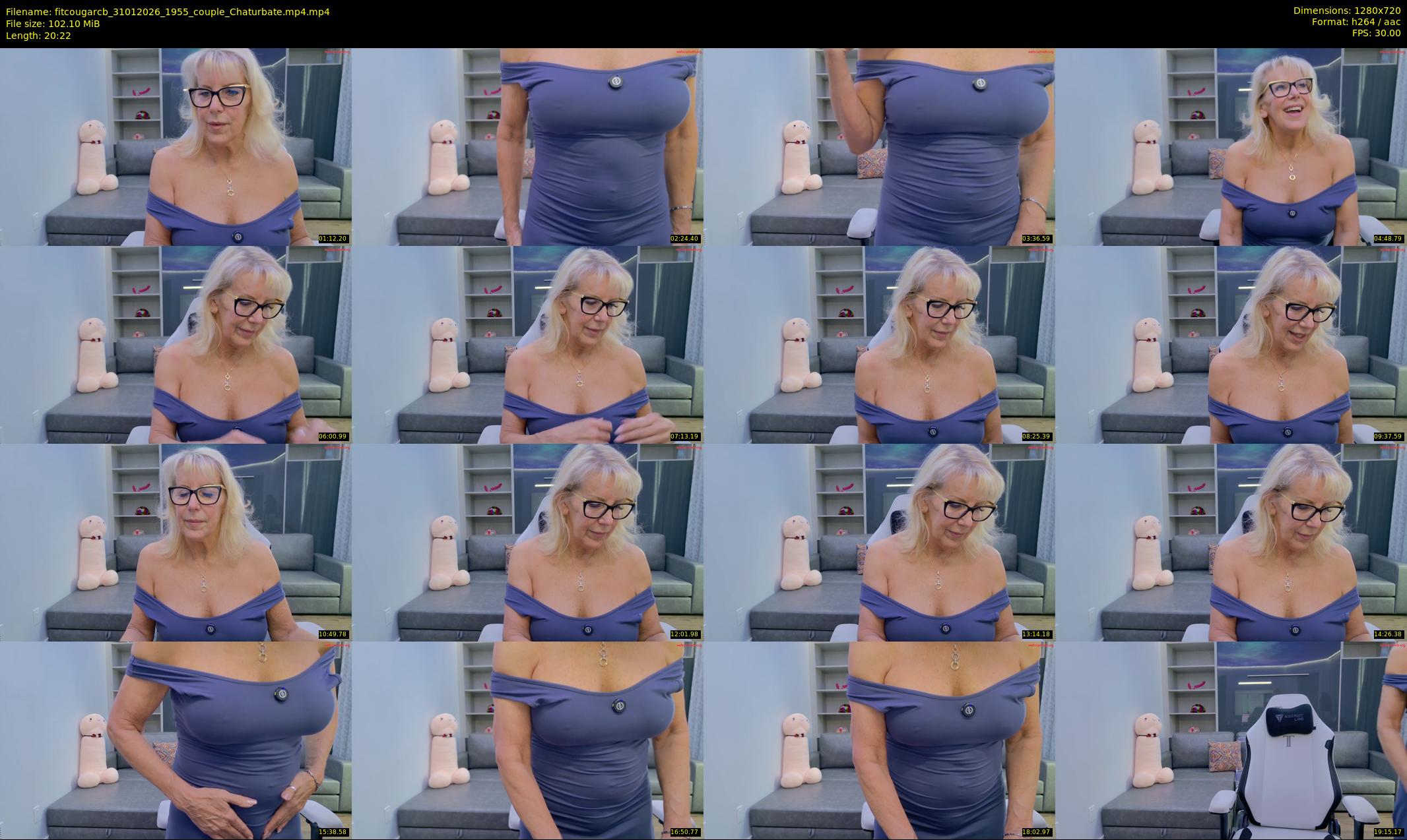 fitcougarcb — 21 minute Chaturbate female cam show recording, 720p, Jan 31, 2026