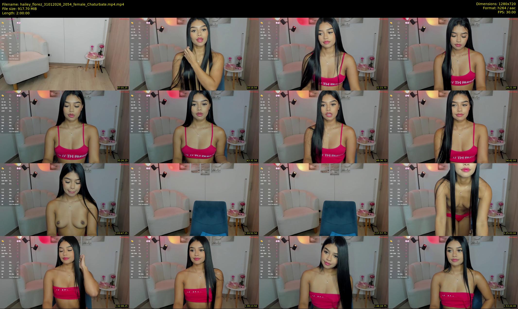 hailey_florez — 120 minute Chaturbate female cam show recording, 720p, Jan 31, 2026