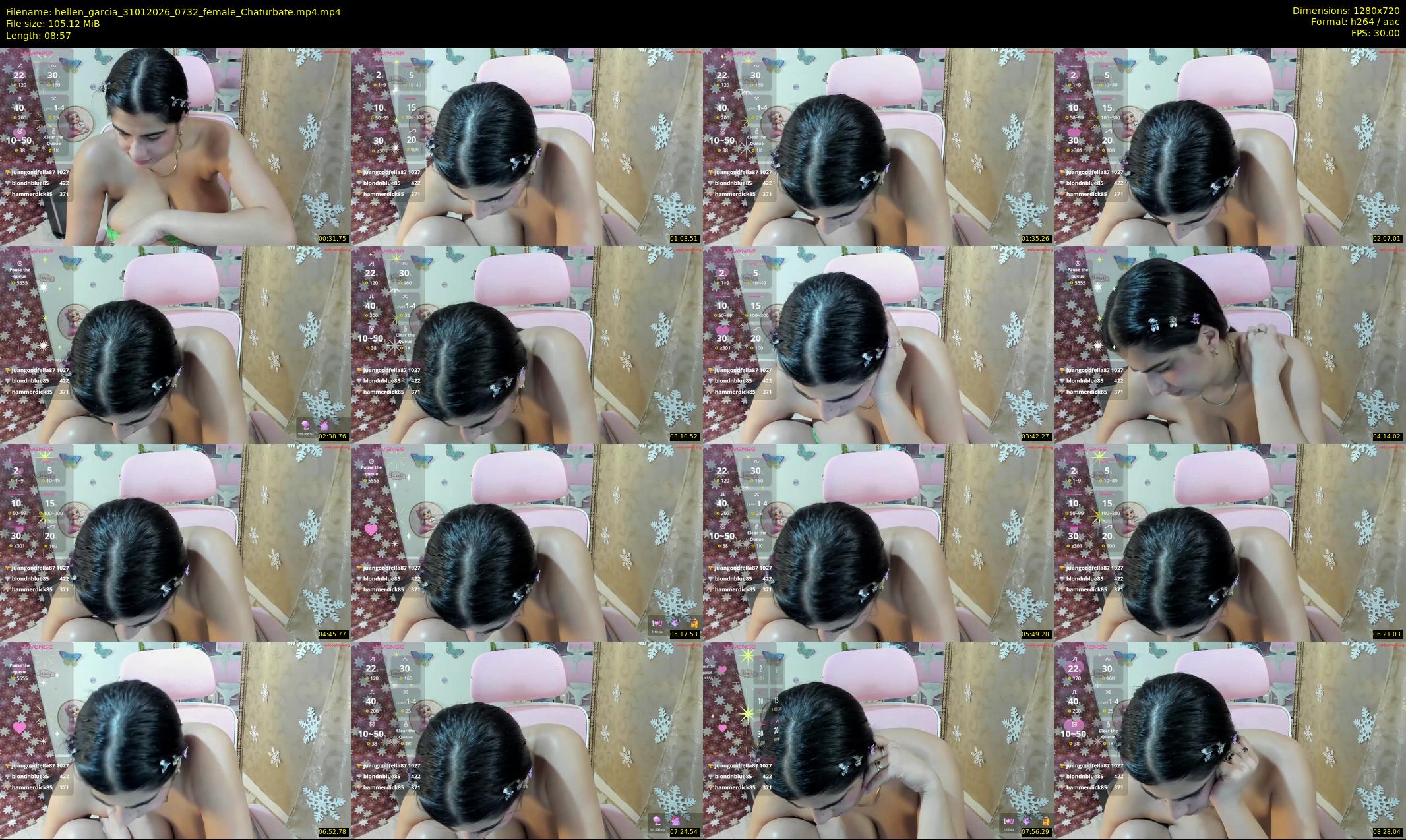 hellen_garcia — 9 minute Chaturbate female cam show recording, 720p, Jan 31, 2026
