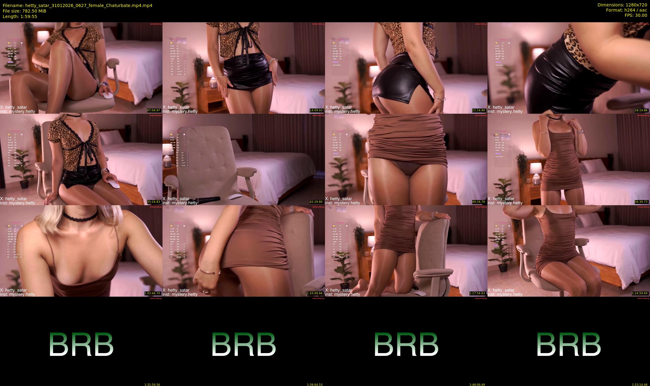 hetty_satar — 120 minute Chaturbate female cam show recording, 720p, Jan 31, 2026
