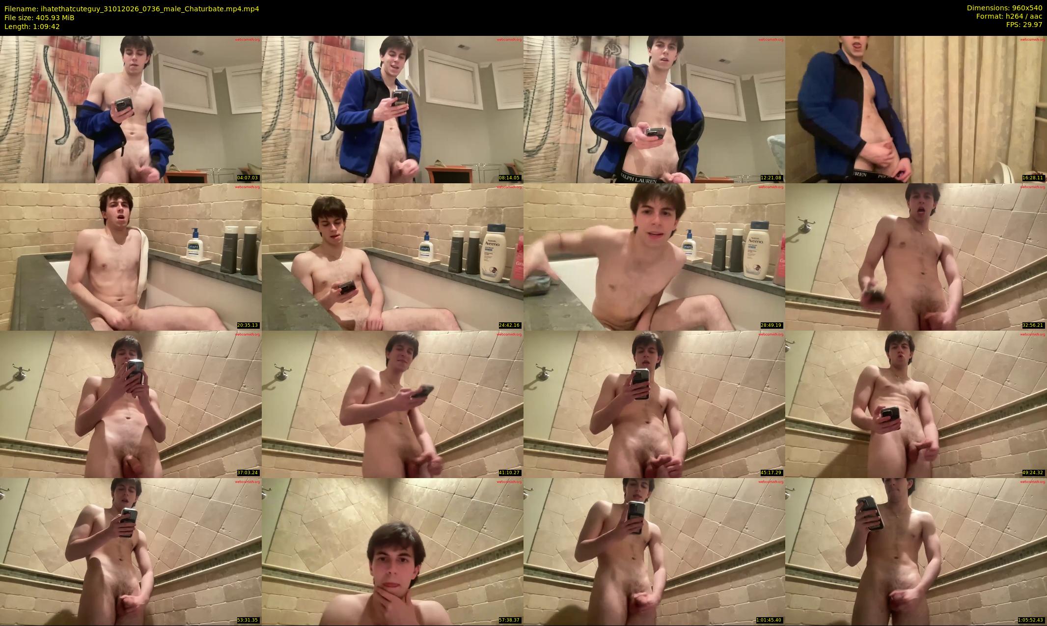 ihatethatcuteguy — 70 minute Chaturbate male cam show recording, 480p, Jan 31, 2026