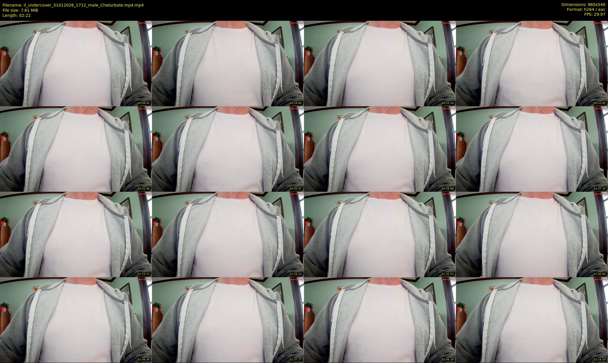 il_undercover — 3 minute Chaturbate male cam show recording, 480p, Jan 31, 2026