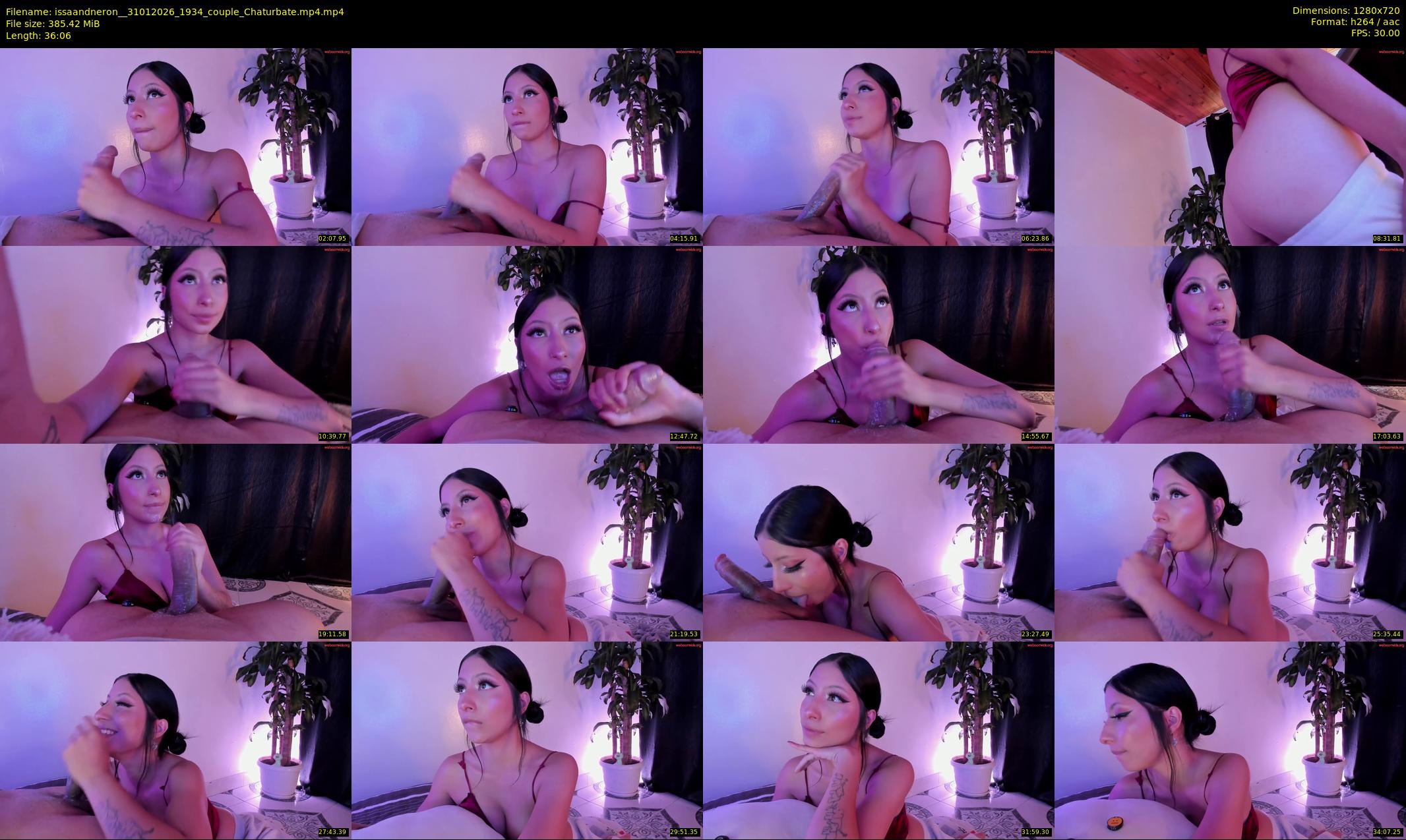 issaandneron_ — 37 minute Chaturbate couple cam show recording, 720p, Jan 31, 2026