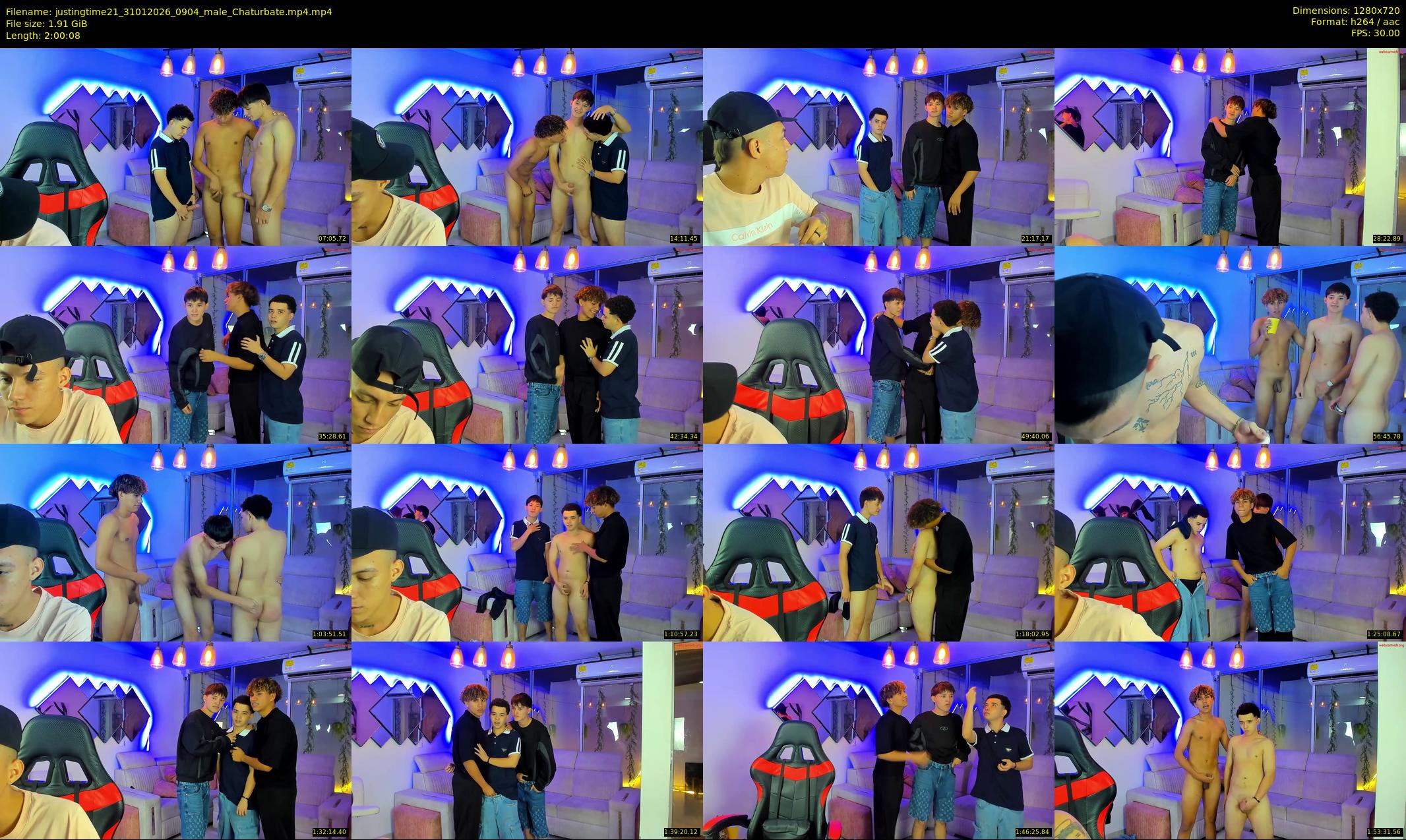 justingtime21 — 121 minute Chaturbate male cam show recording, 720p, Jan 31, 2026