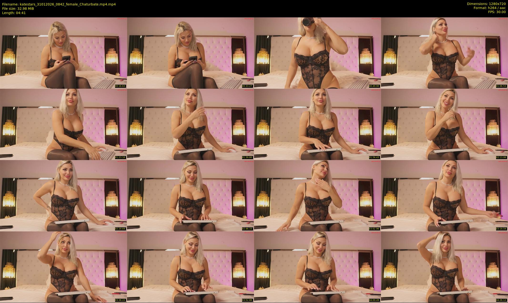 katestars — 5 minute Chaturbate female cam show recording, 720p, Jan 31, 2026