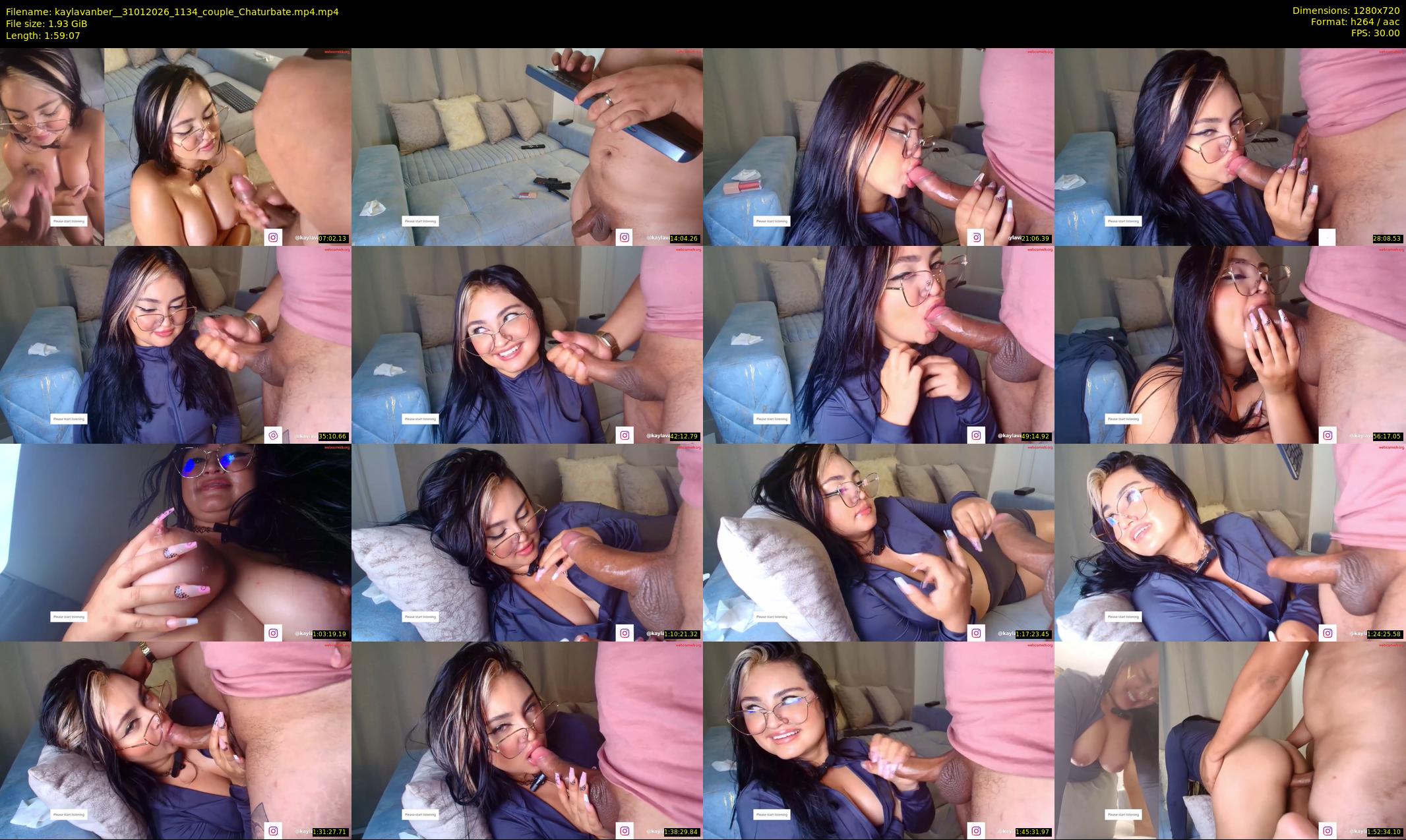 kaylavanber_ — 120 minute Chaturbate couple cam show recording, 720p, Jan 31, 2026