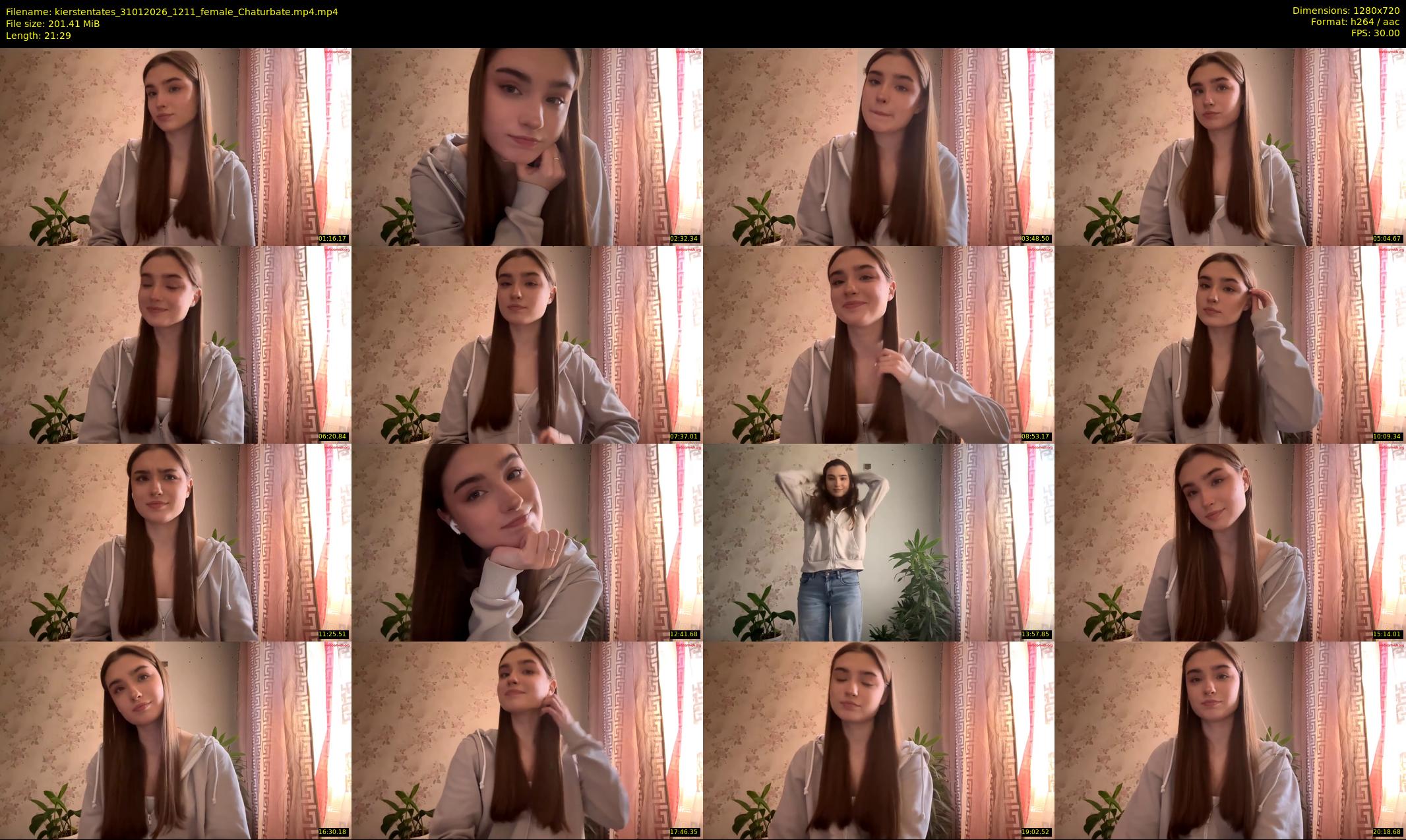 kierstentates — 22 minute Chaturbate female cam show recording, 720p, Jan 31, 2026