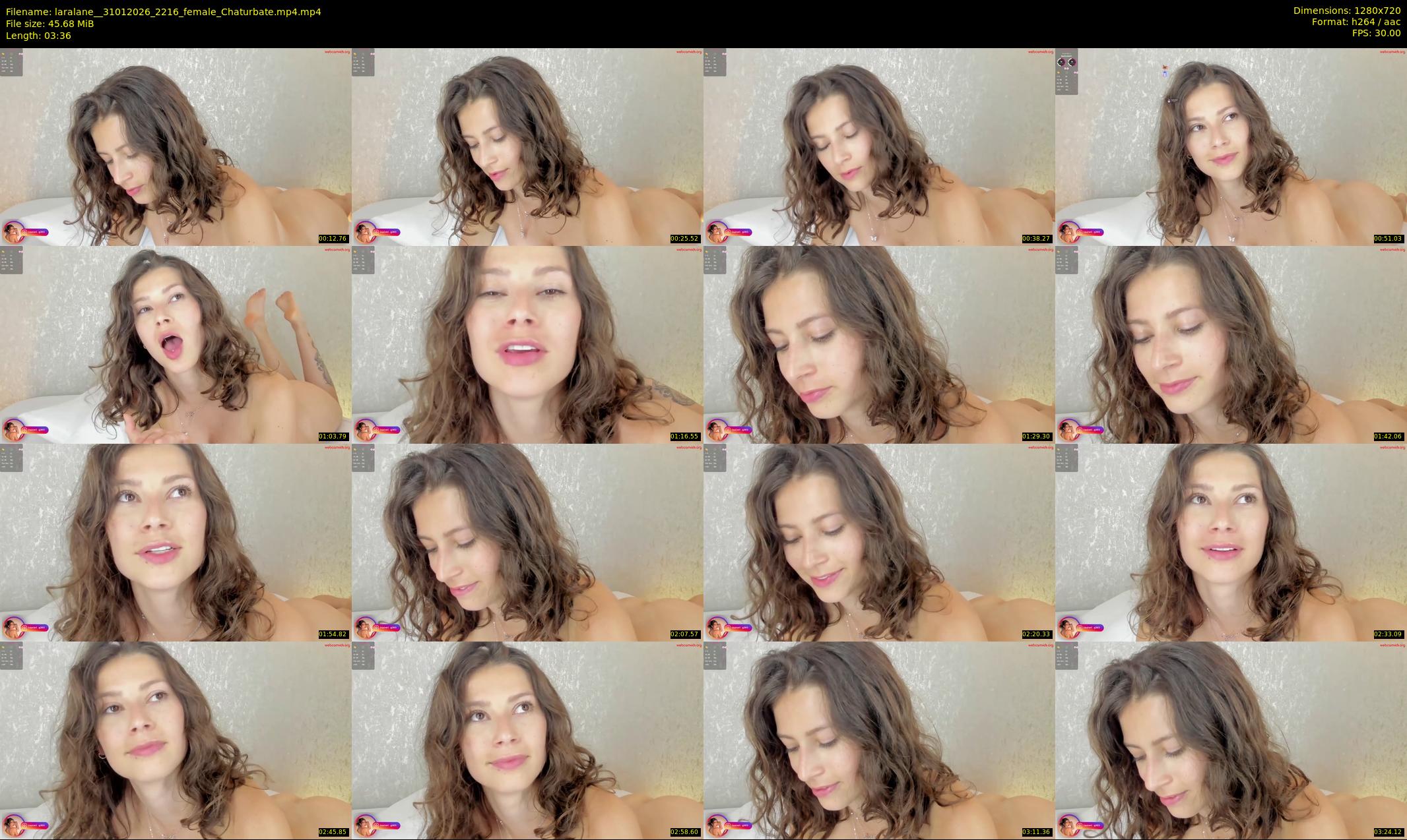 laralane_ — 4 minute Chaturbate female cam show recording, 720p, Jan 31, 2026