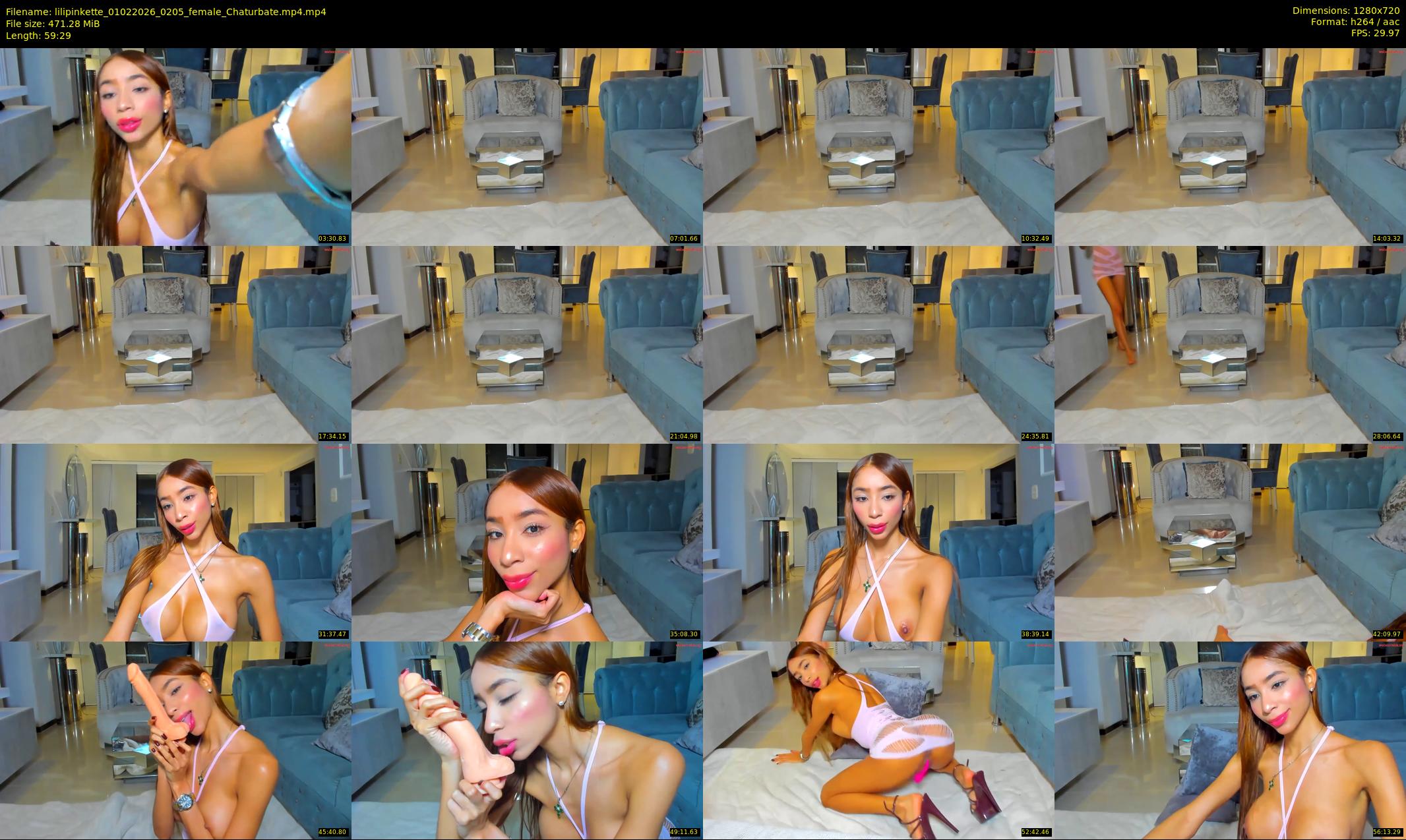 lilipinkette — 60 minute Chaturbate female cam show recording, 720p, Feb 1, 2026