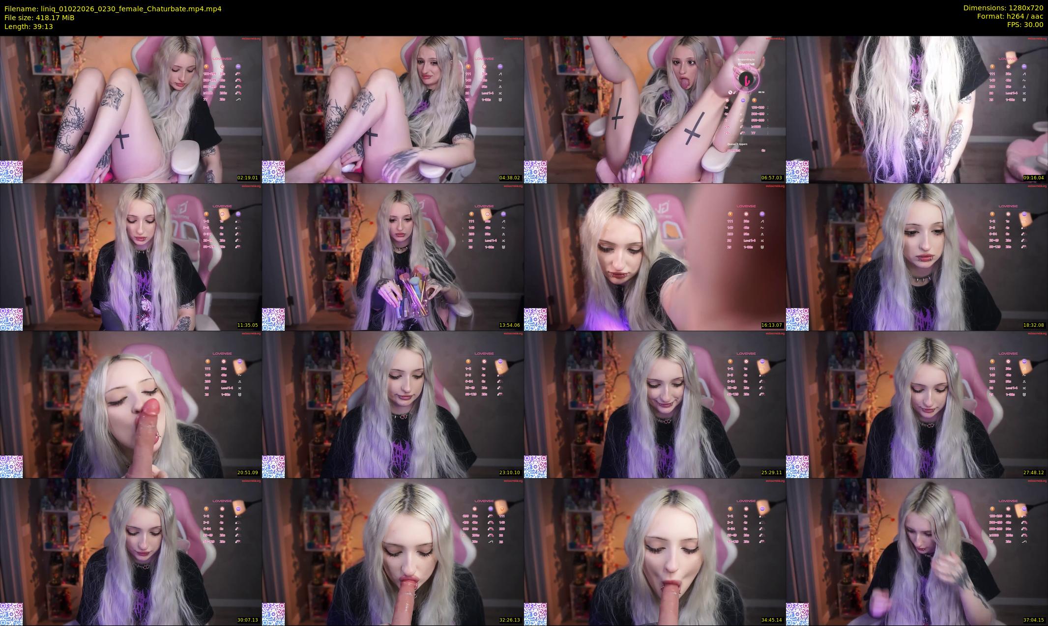 liniq — 40 minute Chaturbate female cam show recording, 720p, Feb 1, 2026