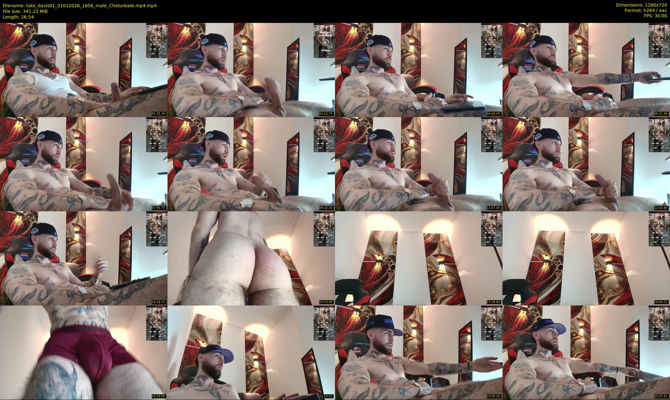 luke_davis01 — 27 minute Chaturbate male cam show recording, 720p, Jan 31, 2026