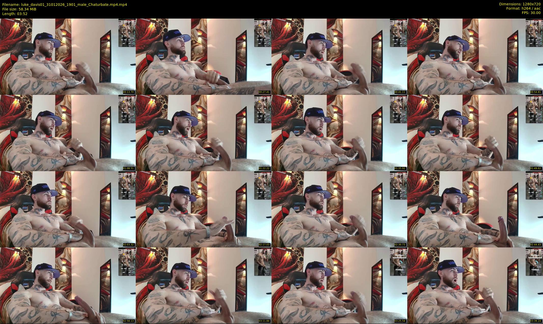 luke_davis01 — 4 minute Chaturbate male cam show recording, 720p, Jan 31, 2026