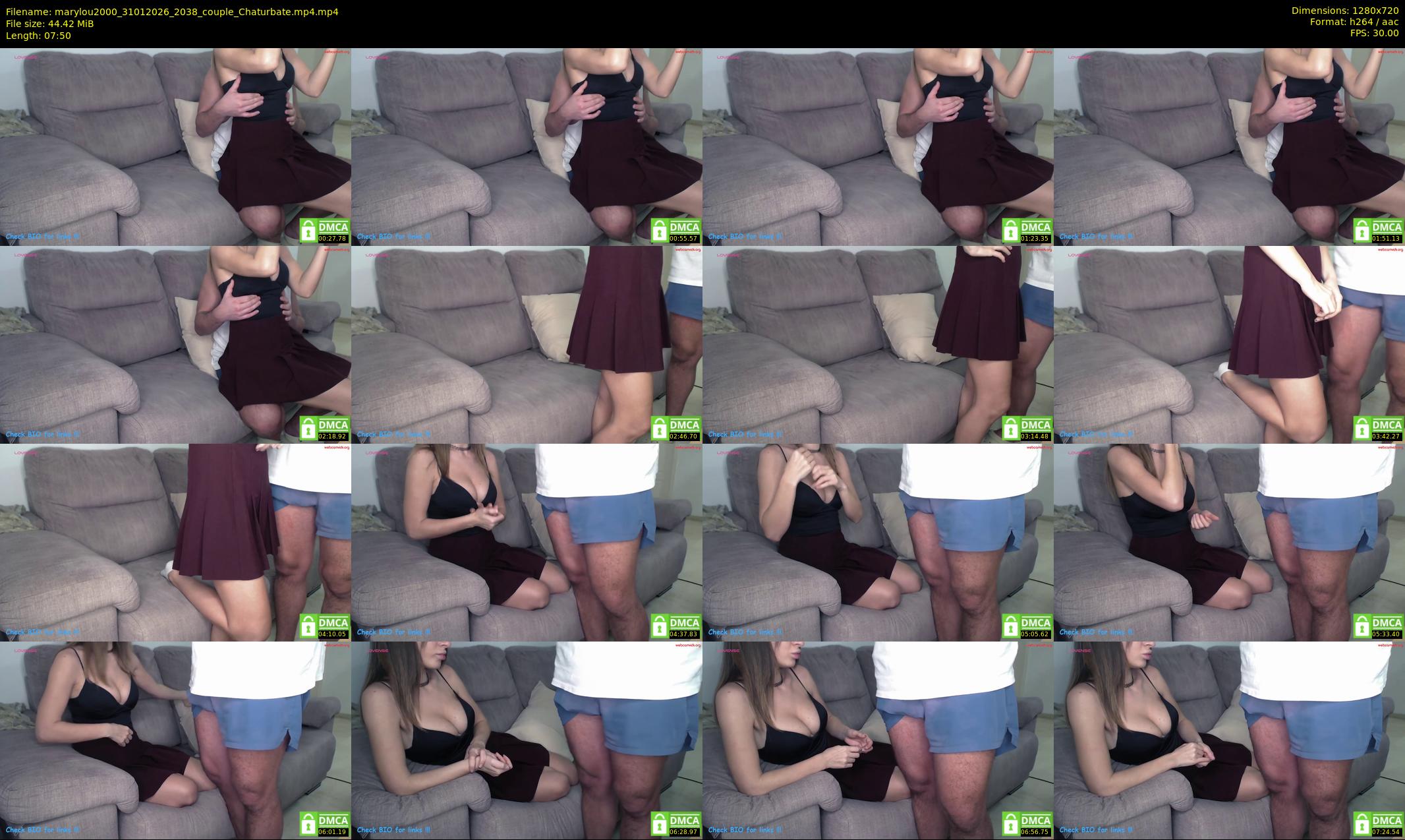 marylou2000 — 8 minute Chaturbate couple cam show recording, 720p, Jan 31, 2026