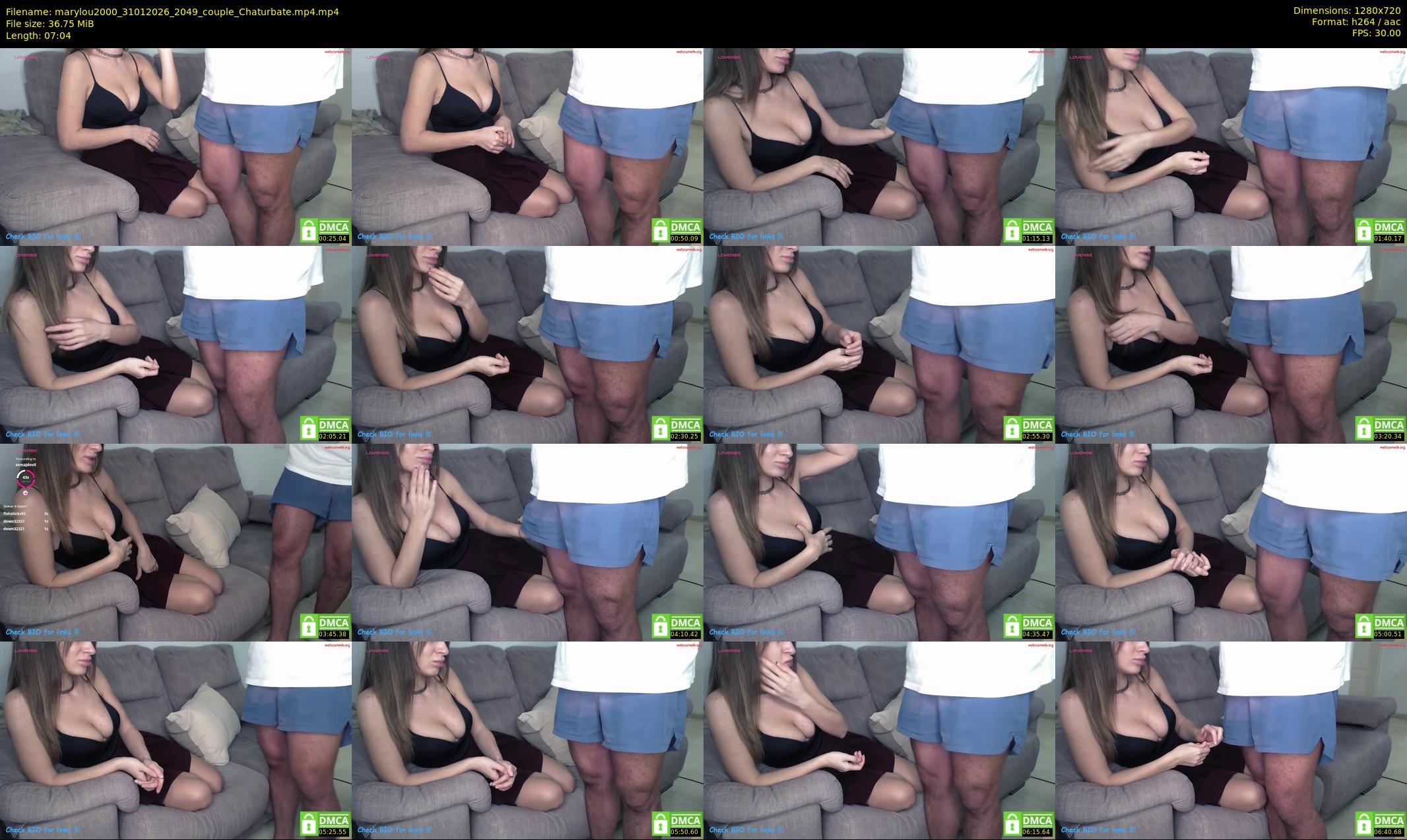marylou2000 — 8 minute Chaturbate couple cam show recording, 720p, Jan 31, 2026