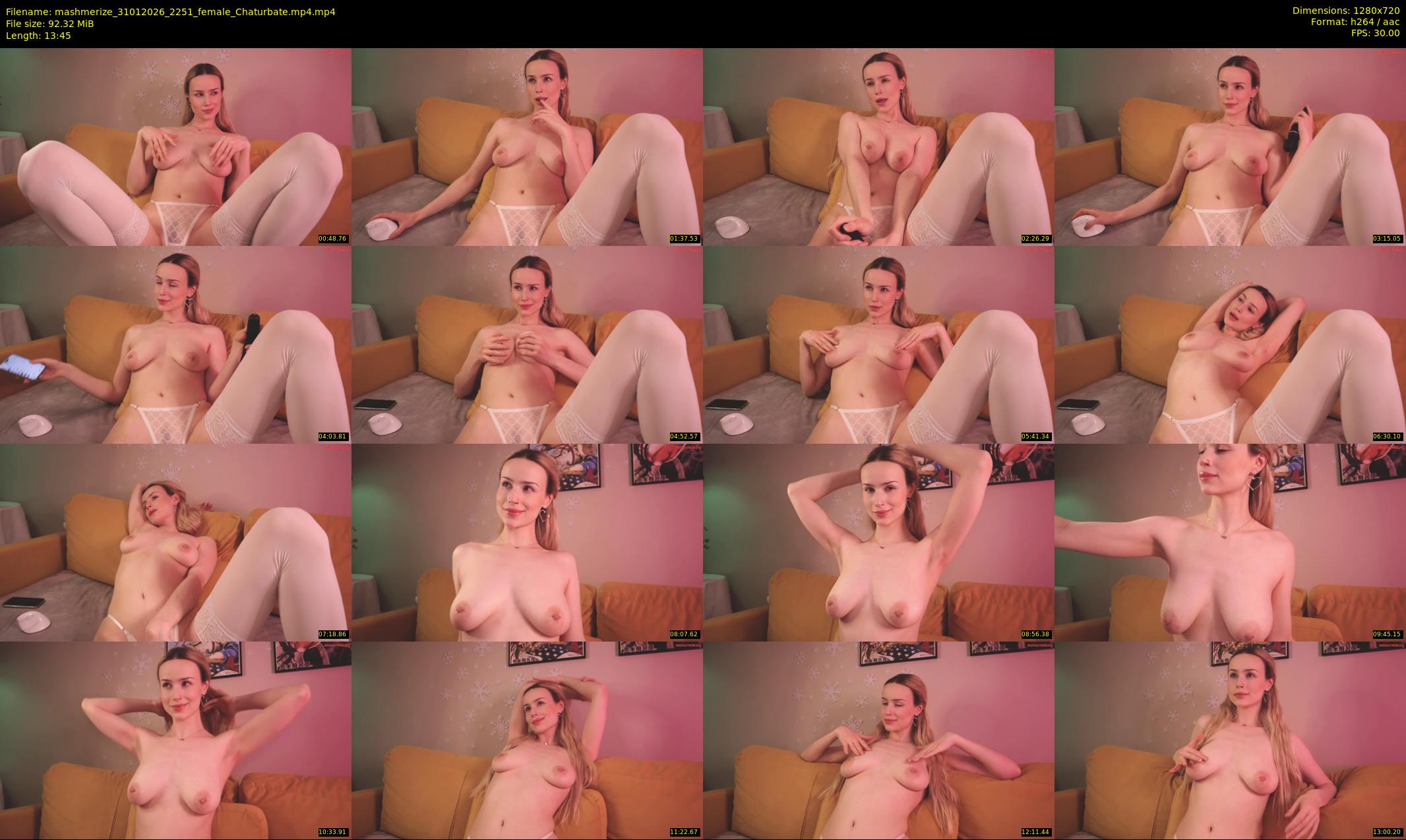 mashmerize — 14 minute Chaturbate female cam show recording, 720p, Jan 31, 2026