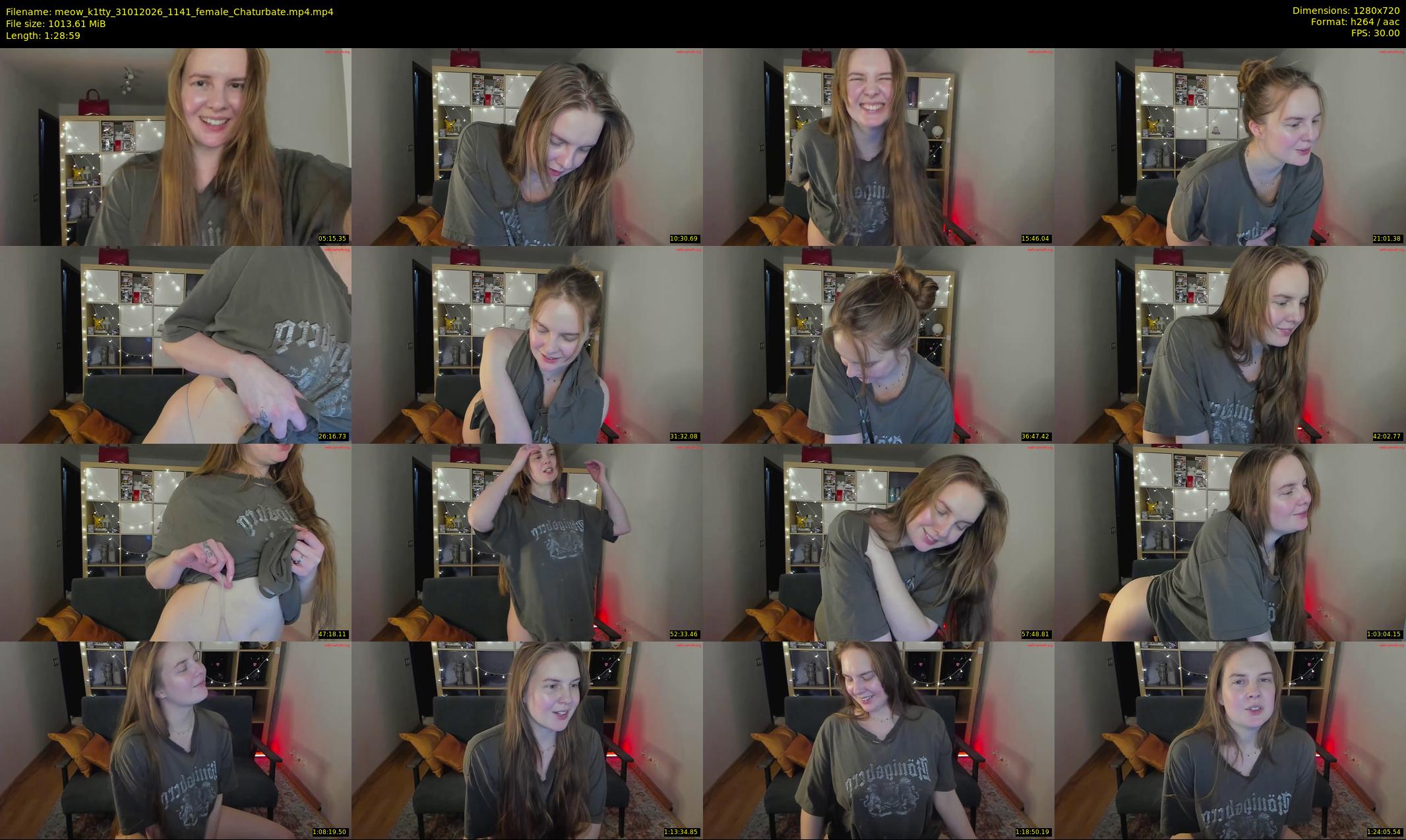 meow_k1tty — 89 minute Chaturbate female cam show recording, 720p, Jan 31, 2026