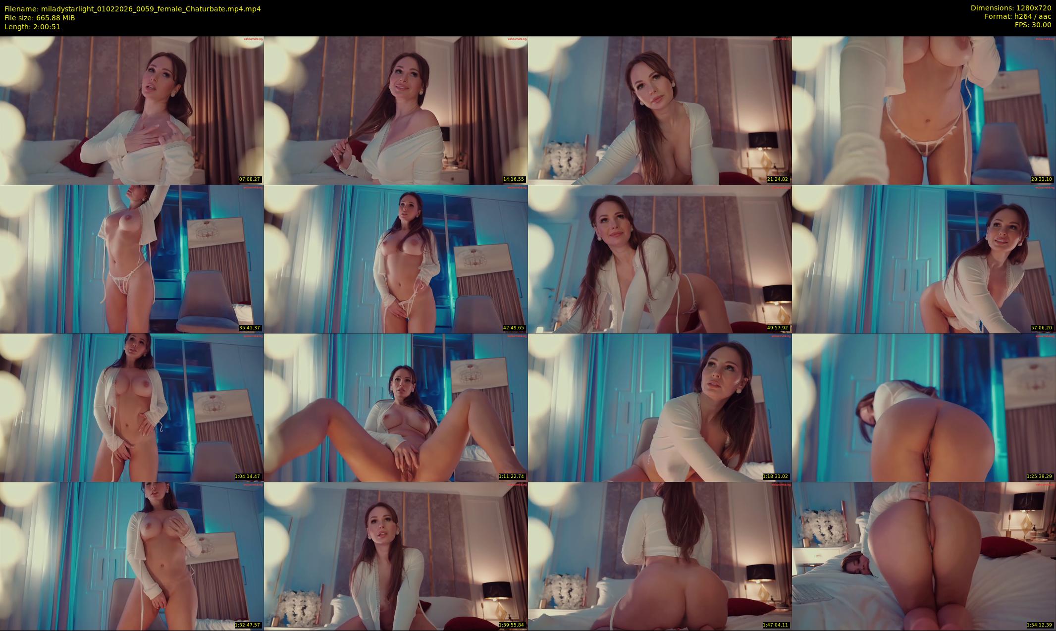 miladystarlight — 121 minute Chaturbate female cam show recording, 720p, Feb 1, 2026