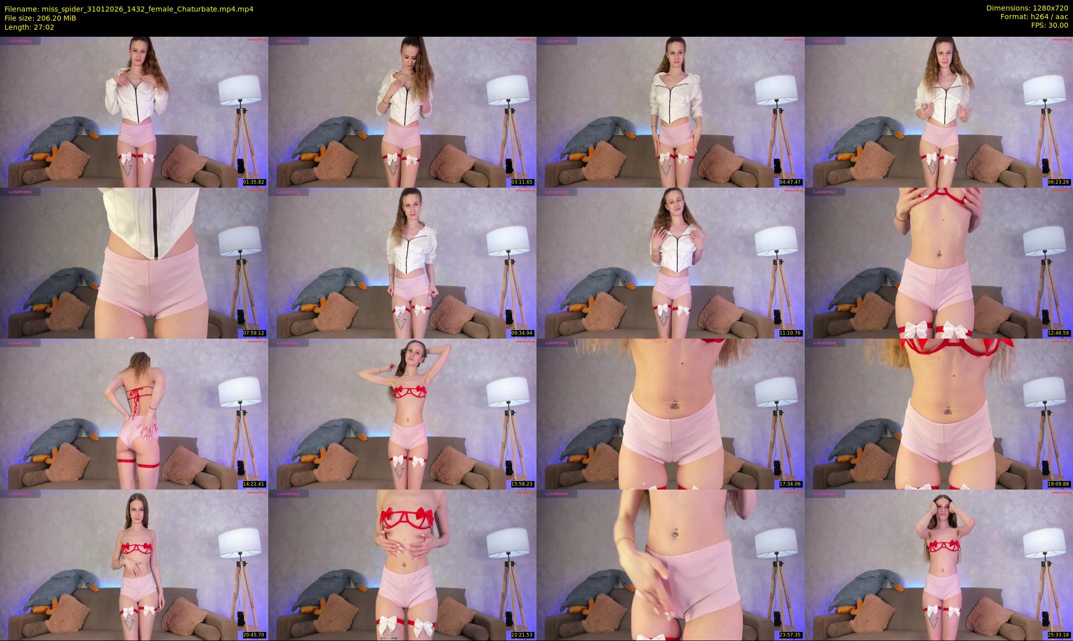 miss_spider — 28 minute Chaturbate female cam show recording, 720p, Jan 31, 2026