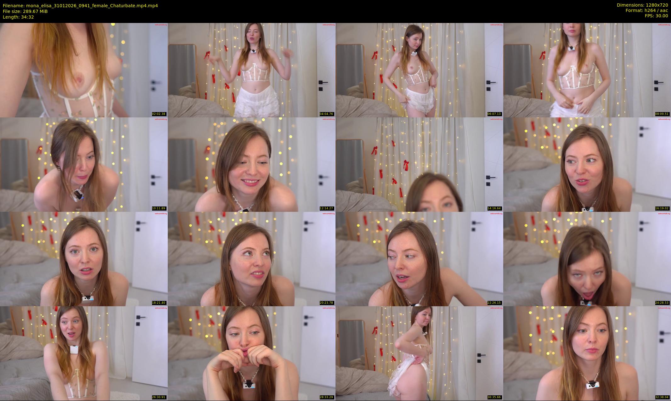 mona_elisa — 35 minute Chaturbate female cam show recording, 720p, Jan 31, 2026
