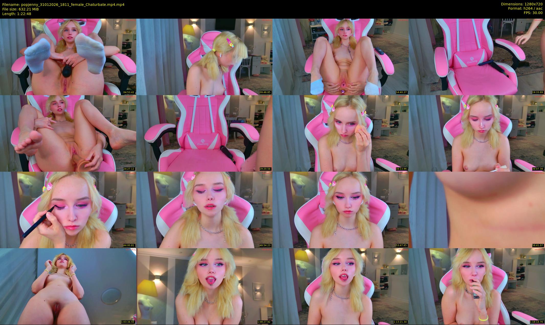 popjenny — 83 minute Chaturbate female cam show recording, 720p, Jan 31, 2026