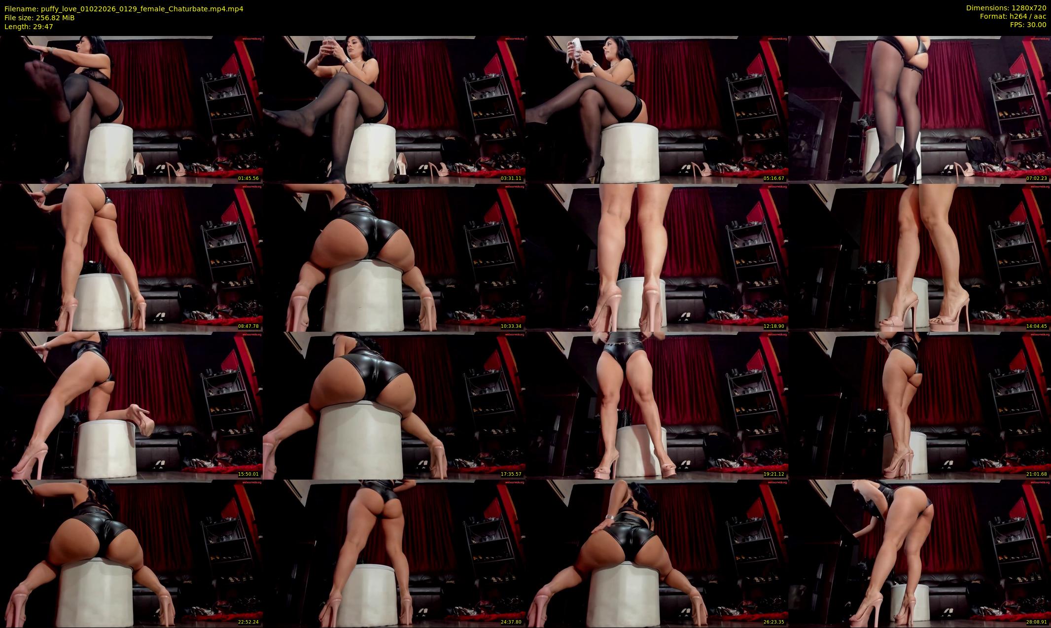 puffy_love — 30 minute Chaturbate female cam show recording, 720p, Feb 1, 2026