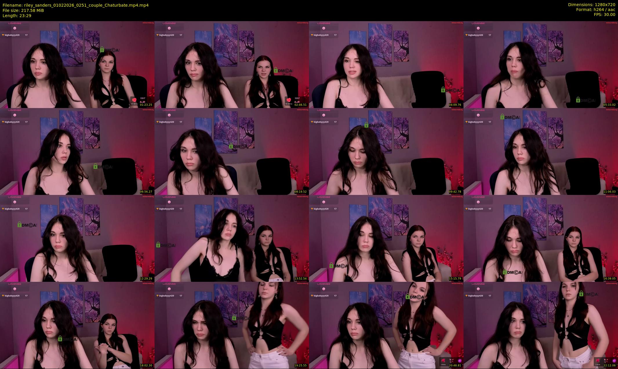 riley_sanders — 24 minute Chaturbate couple cam show recording, 720p, Feb 1, 2026