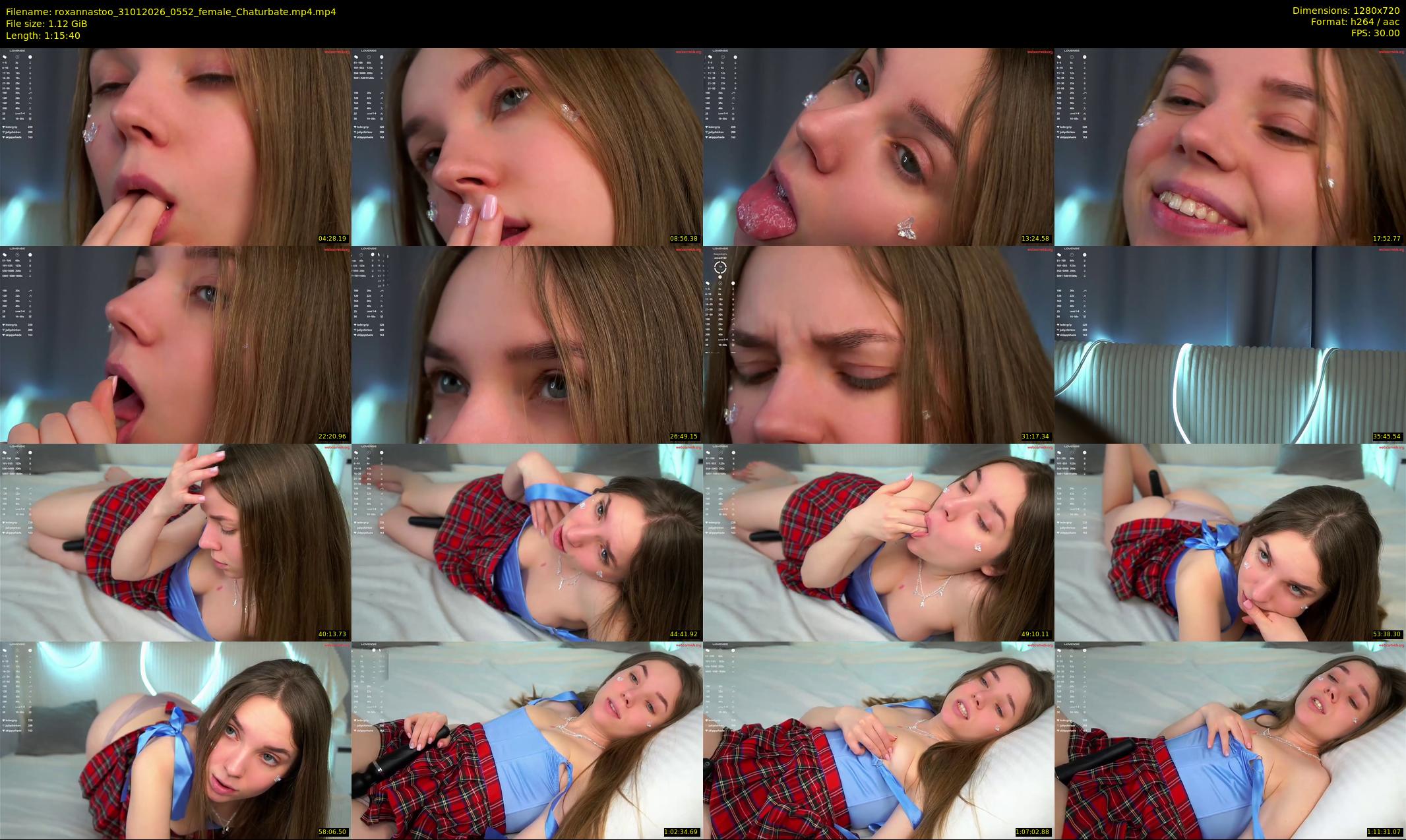 roxannastoo — 76 minute Chaturbate female cam show recording, 720p, Jan 31, 2026