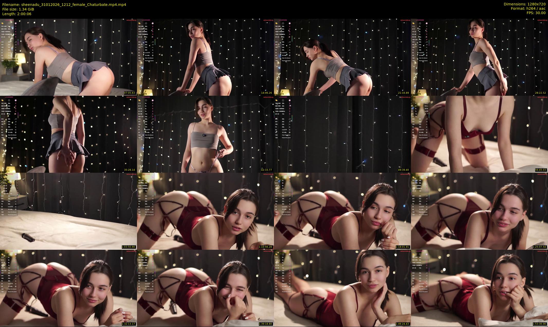 sheenadu — 121 minute Chaturbate female cam show recording, 720p, Jan 31, 2026