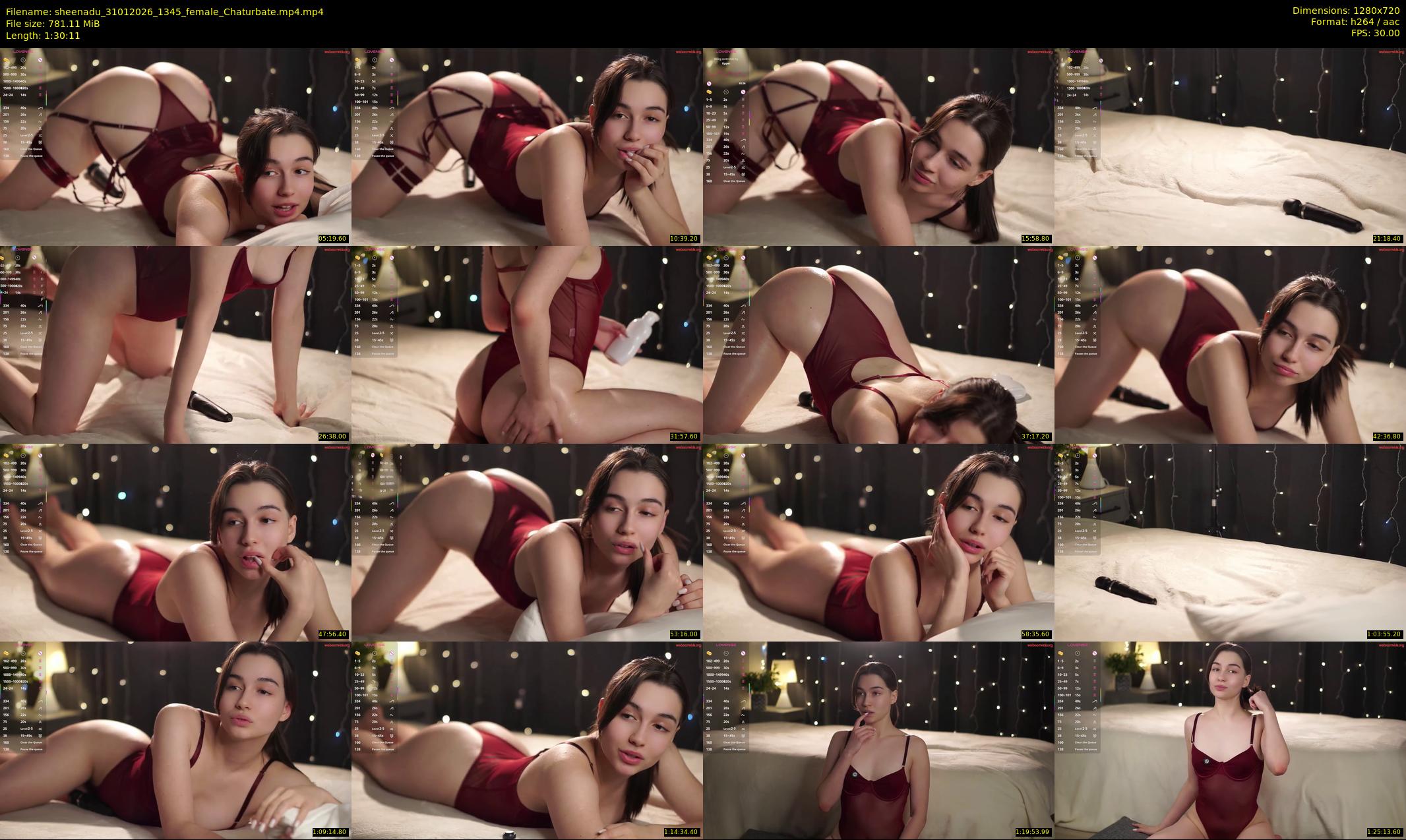 sheenadu — 91 minute Chaturbate female cam show recording, 720p, Jan 31, 2026