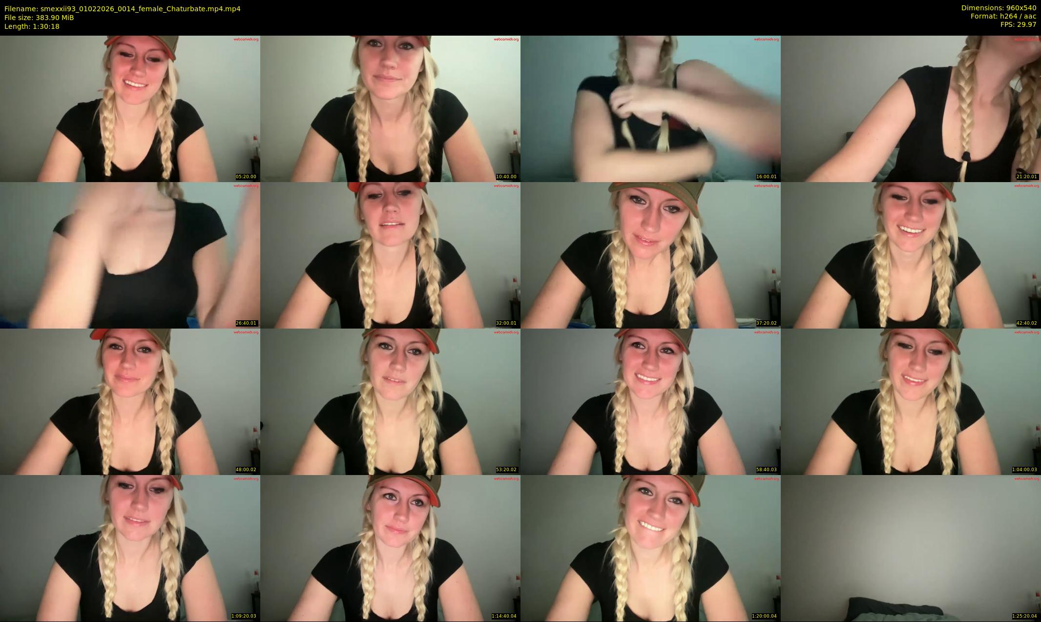 smexxii93 — 91 minute Chaturbate female cam show recording, 480p, Feb 1, 2026