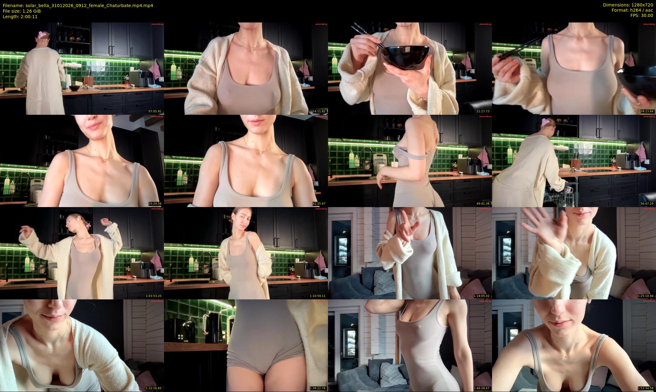 solar_bella — 121 minute Chaturbate female cam show recording, 720p, Jan 31, 2026