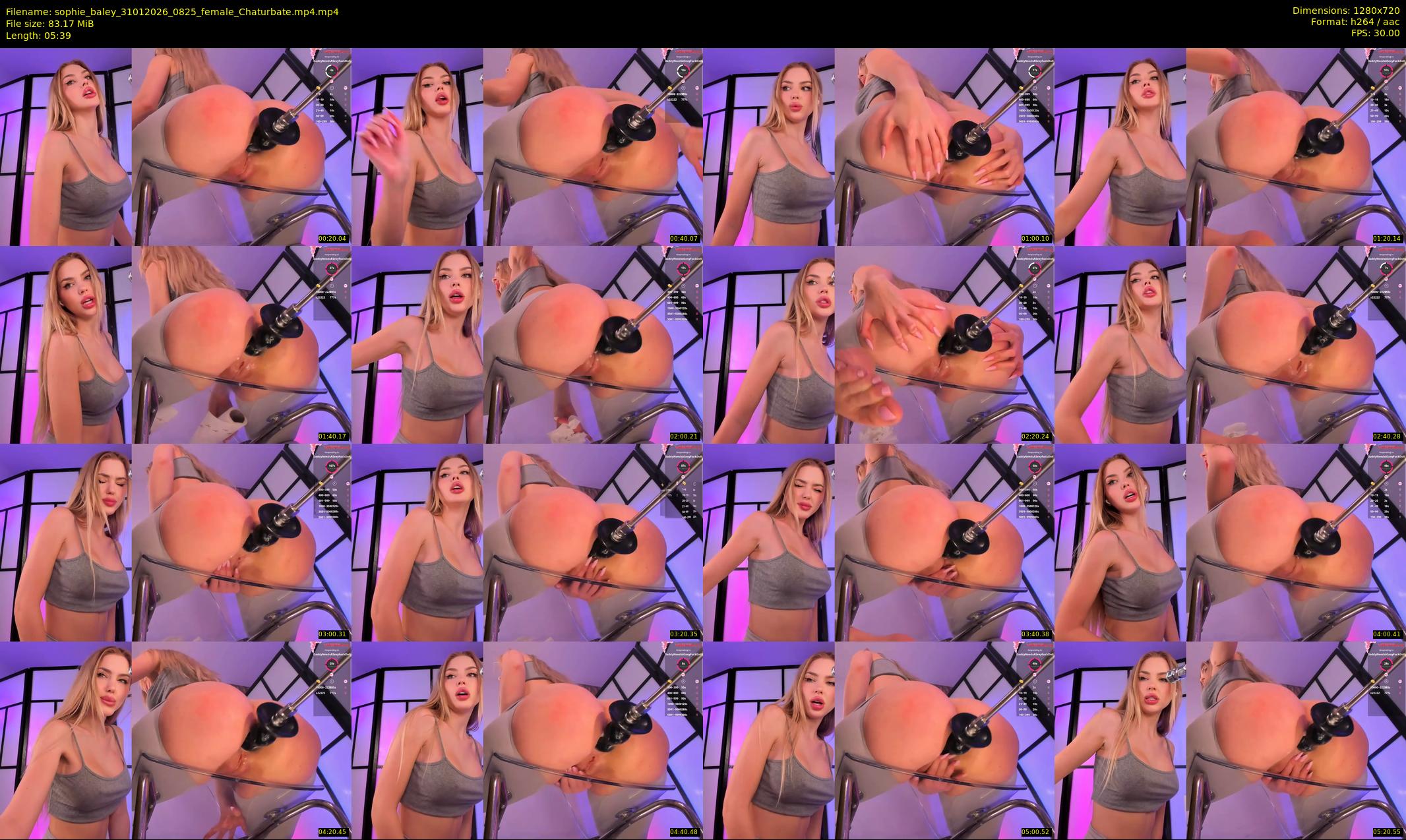 sophie_baley — 6 minute Chaturbate female cam show recording, 720p, Jan 31, 2026