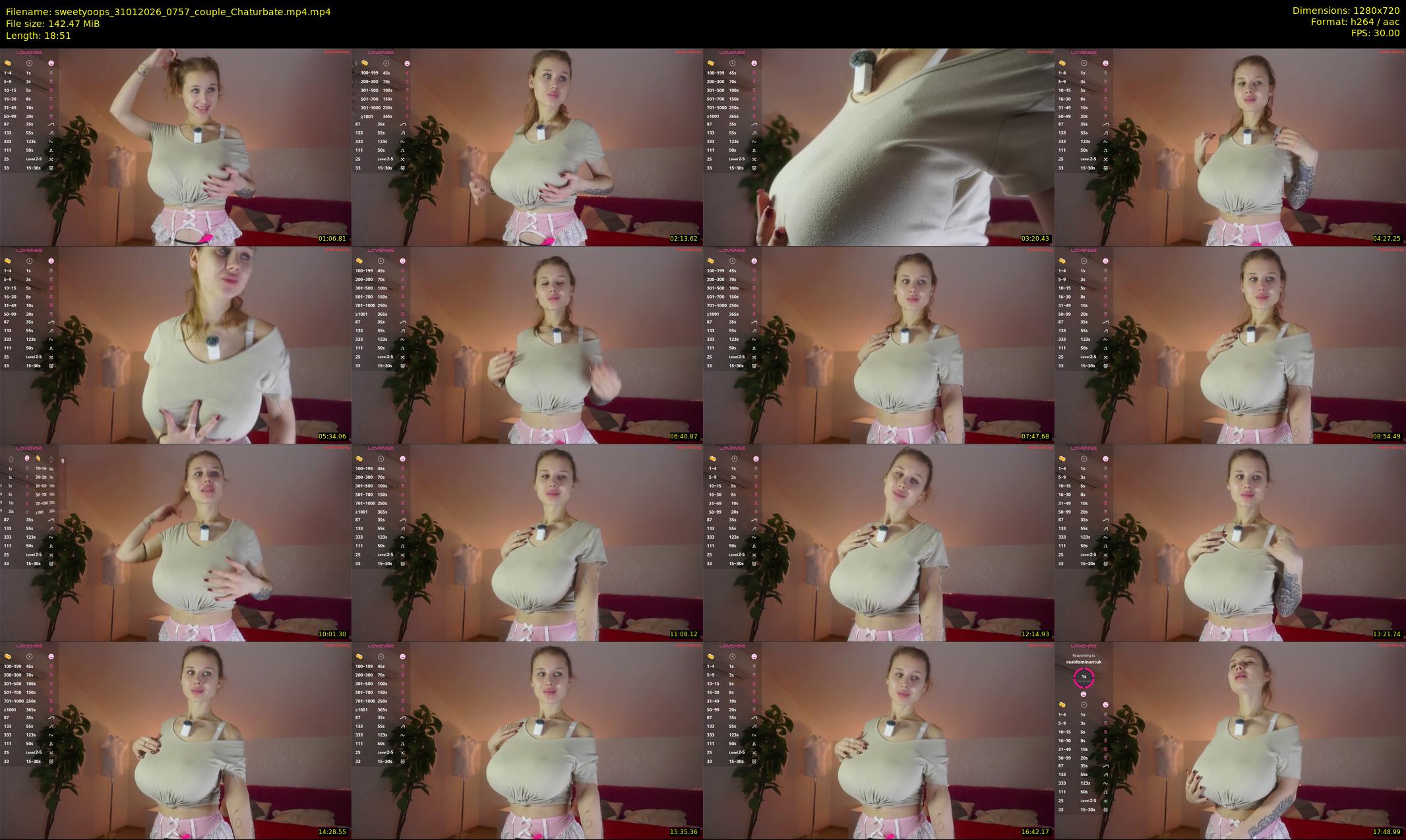 sweetyoops — 19 minute Chaturbate female cam show recording, 720p, Jan 31, 2026