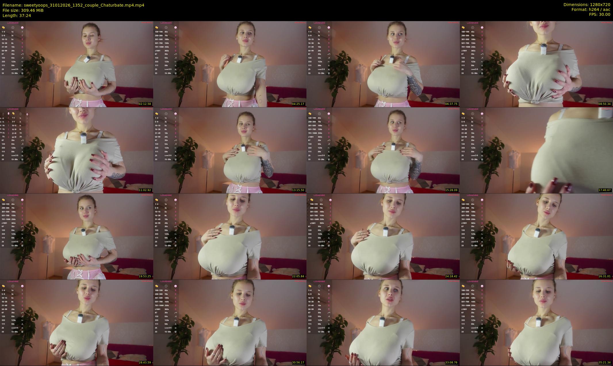 sweetyoops — 38 minute Chaturbate female cam show recording, 720p, Jan 31, 2026