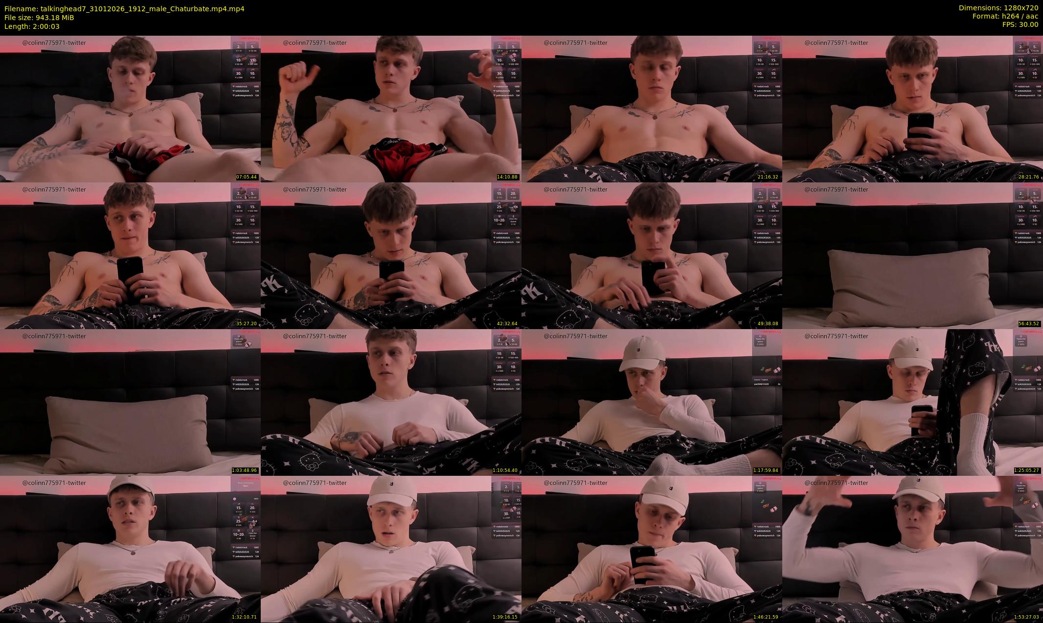 talkinghead7 — 121 minute Chaturbate male cam show recording, 720p, Jan 31, 2026