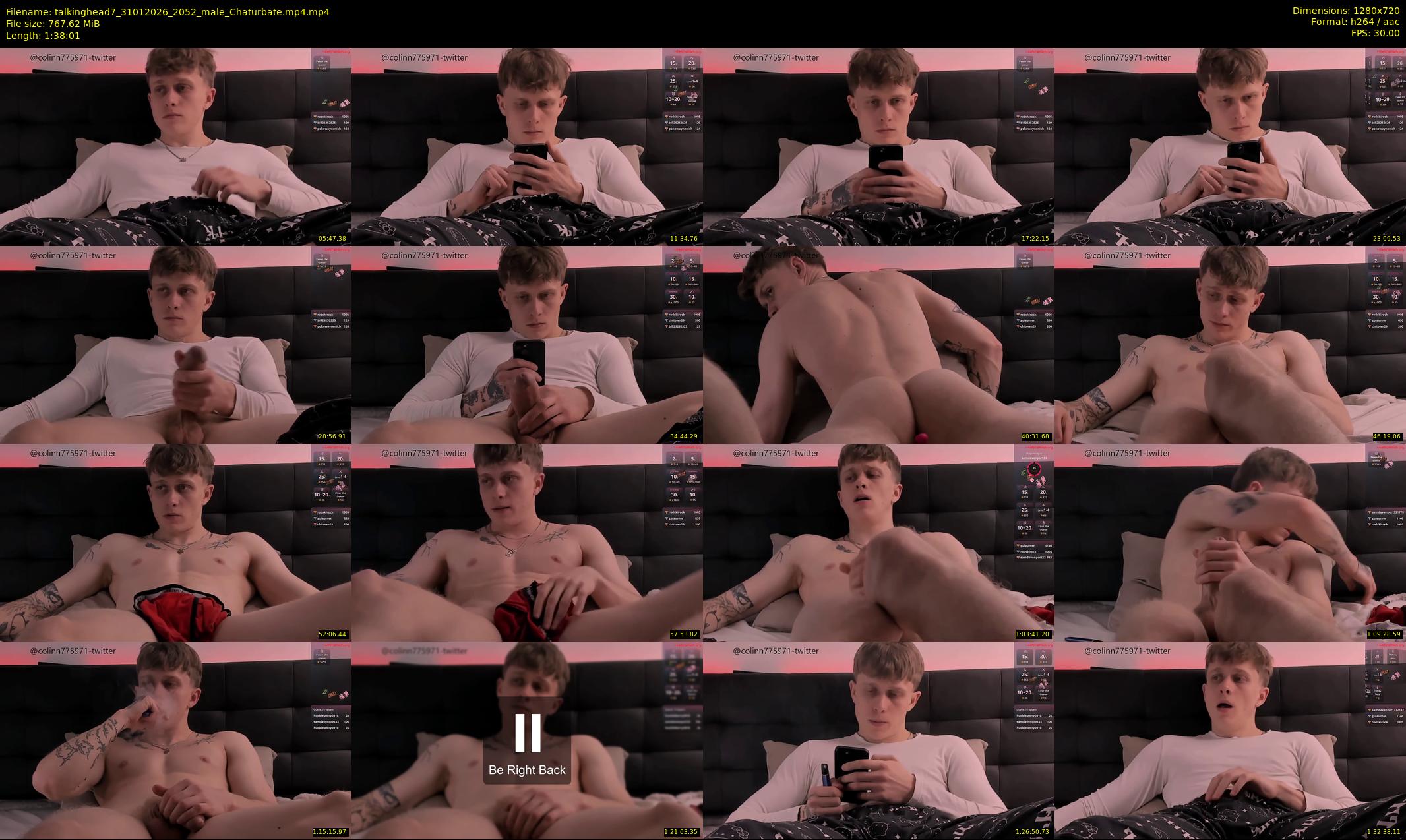 talkinghead7 — 99 minute Chaturbate male cam show recording, 720p, Jan 31, 2026