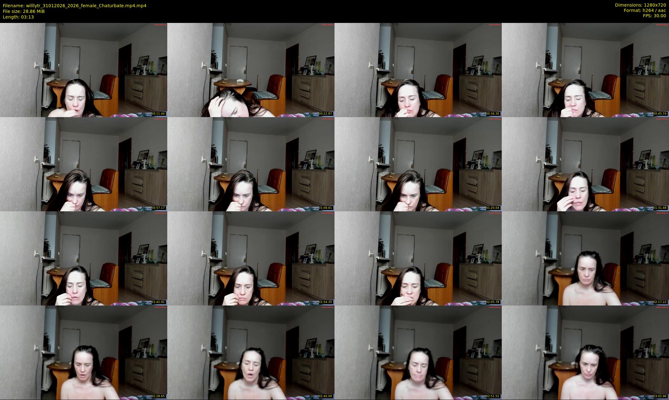 willlytr — 4 minute Chaturbate female cam show recording, 720p, Jan 31, 2026