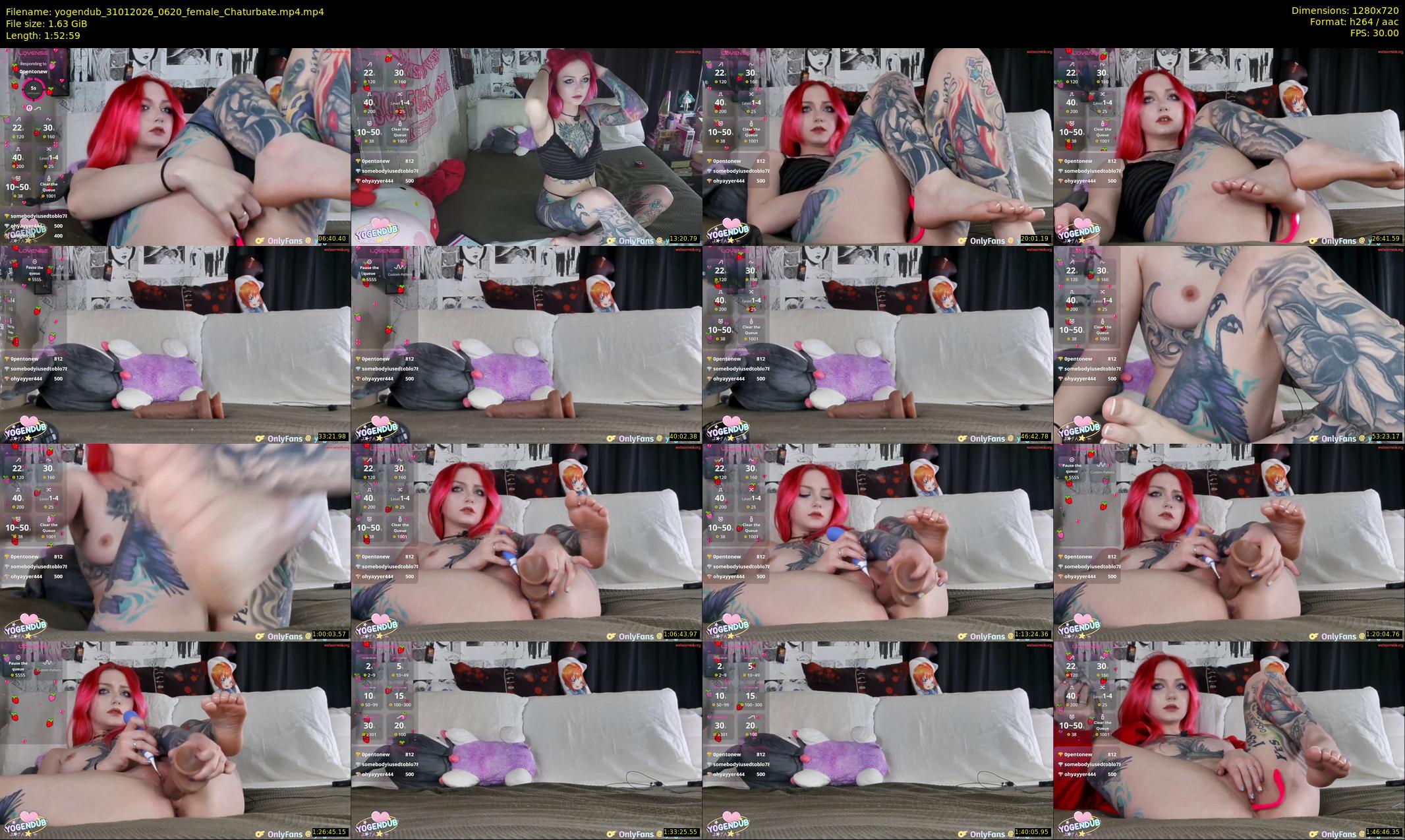 yogendub — 113 minute Chaturbate female cam show recording, 720p, Jan 31, 2026