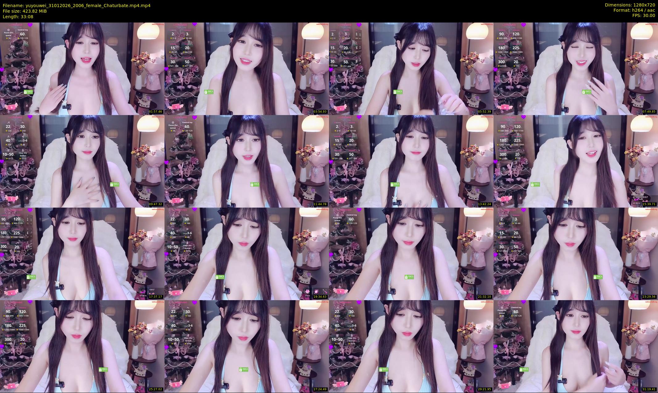 yuyouwei — 34 minute Chaturbate female cam show recording, 720p, Jan 31, 2026