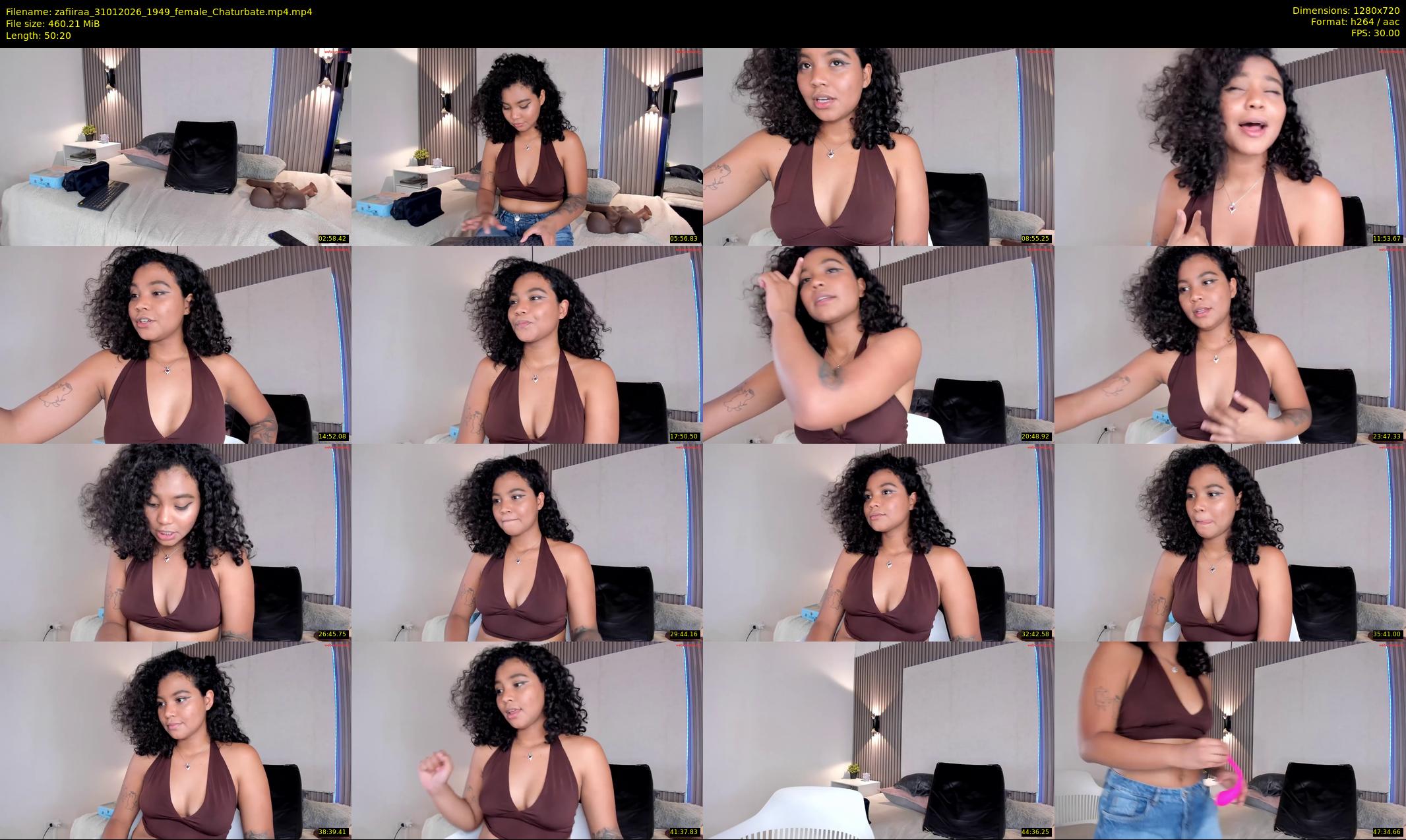 zafiiraa — 51 minute Chaturbate female cam show recording, 720p, Jan 31, 2026