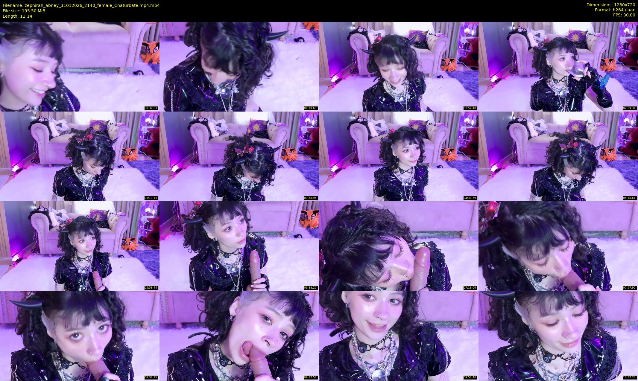 zephirah_abney — 12 minute Chaturbate female cam show recording, 720p, Jan 31, 2026