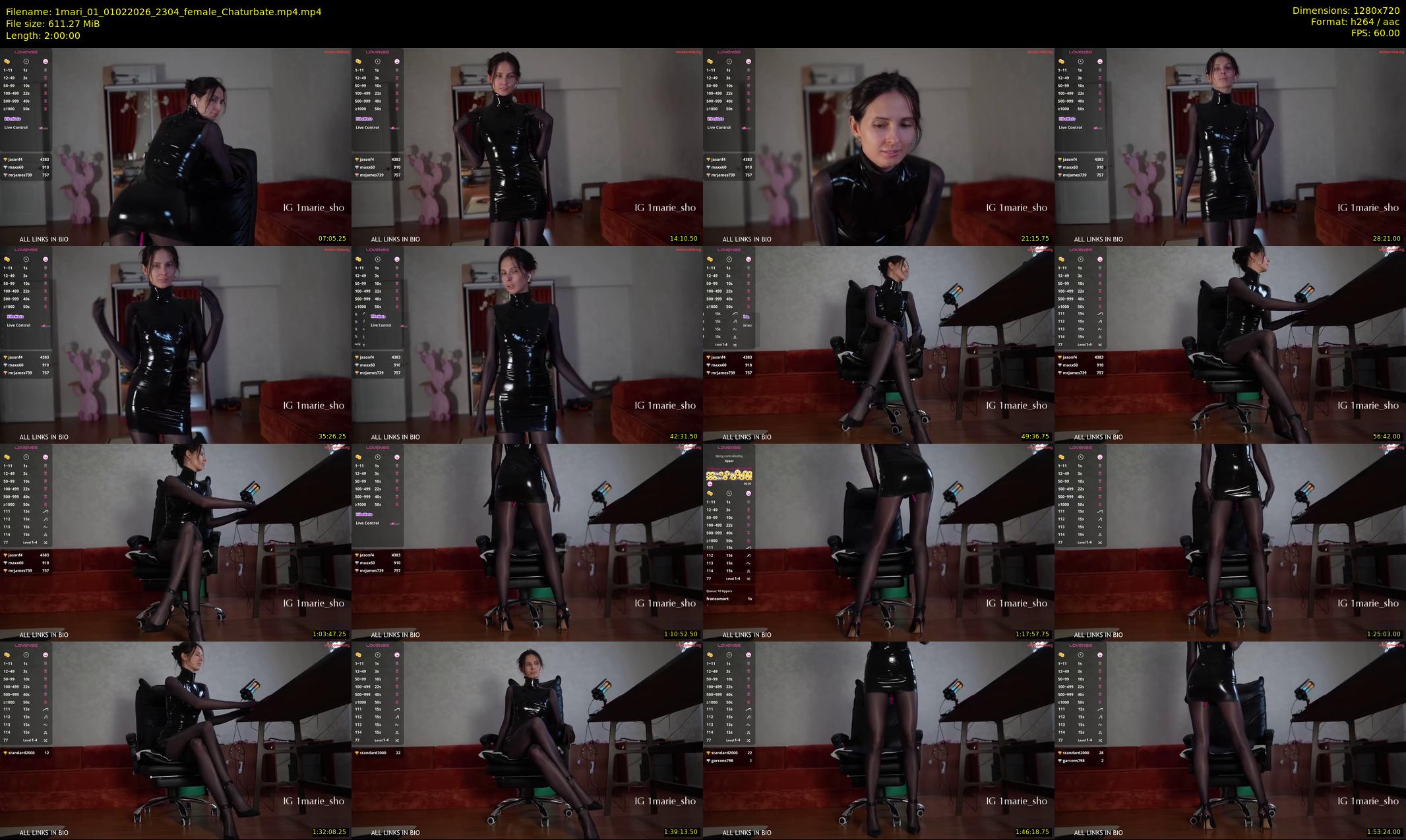 1mari_01 — 120 minute Chaturbate female cam show recording, 720p, Feb 1, 2026